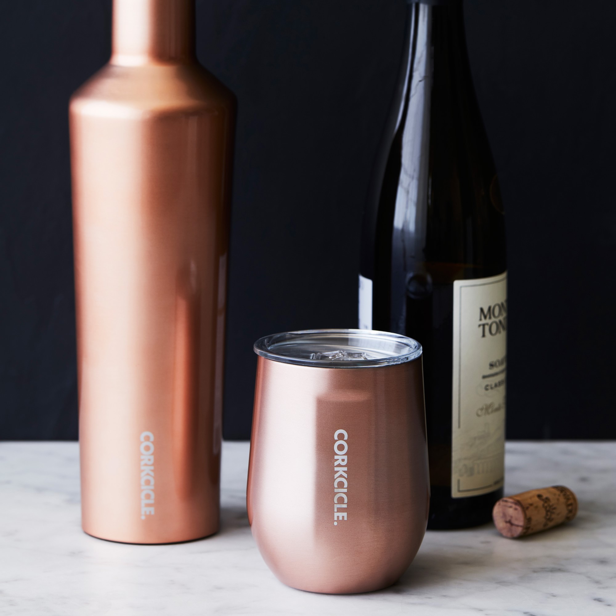 Corkcicle Insulated Stemless Wine Glass