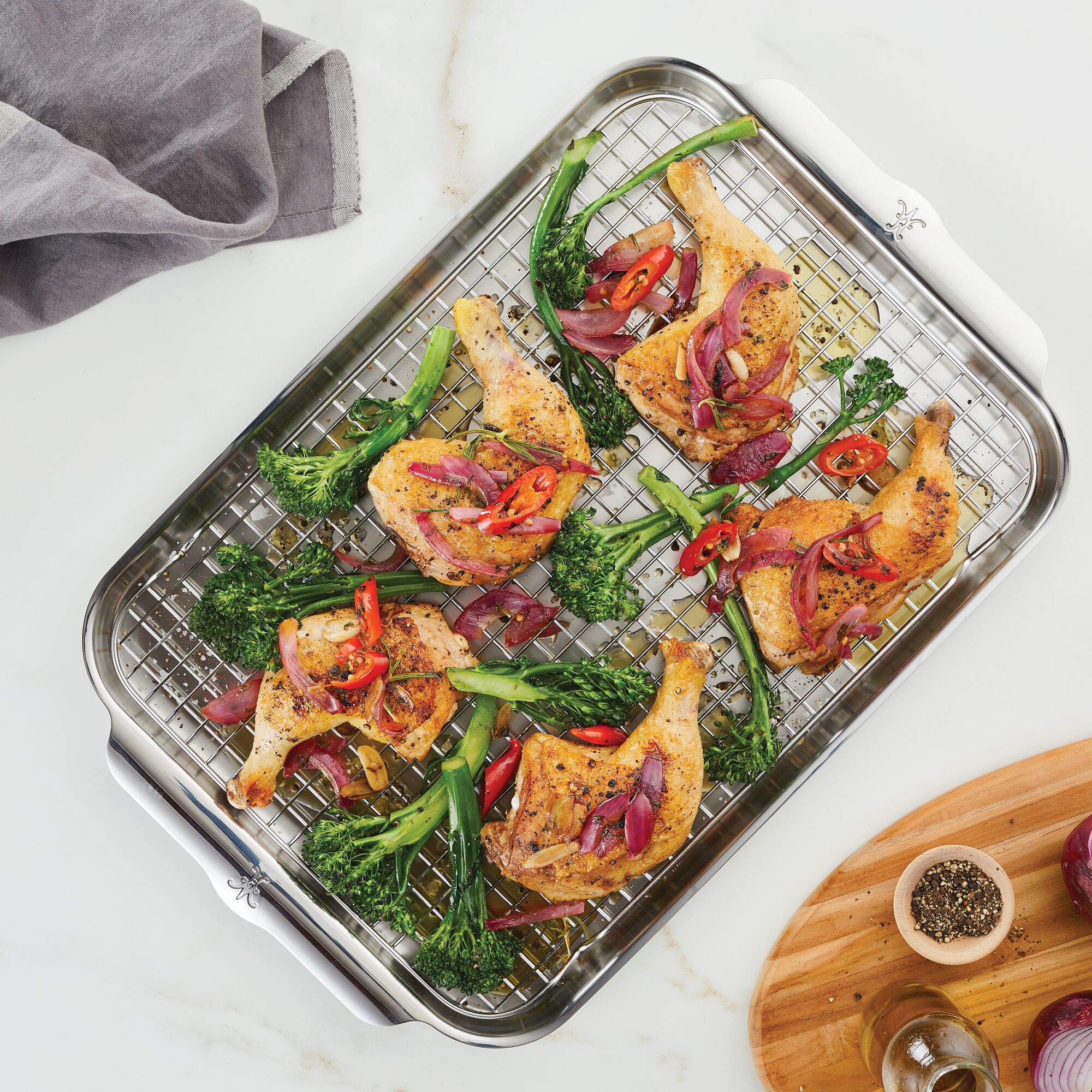 Hestan Provisions OvenBond Stainless-Steel Half Sheet Pan
