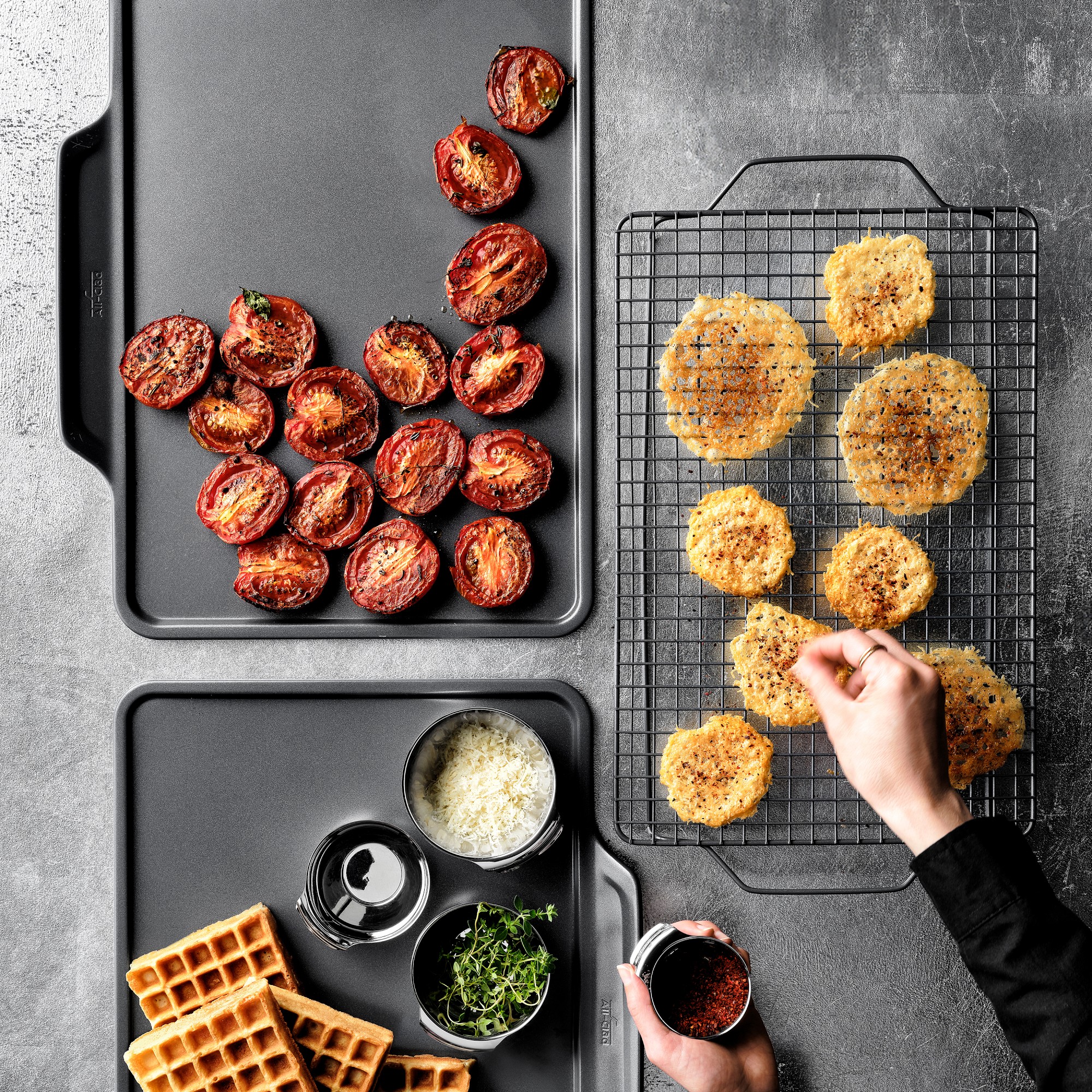 All-Clad Nonstick Pro-Release Half Sheet with Cooling Rack