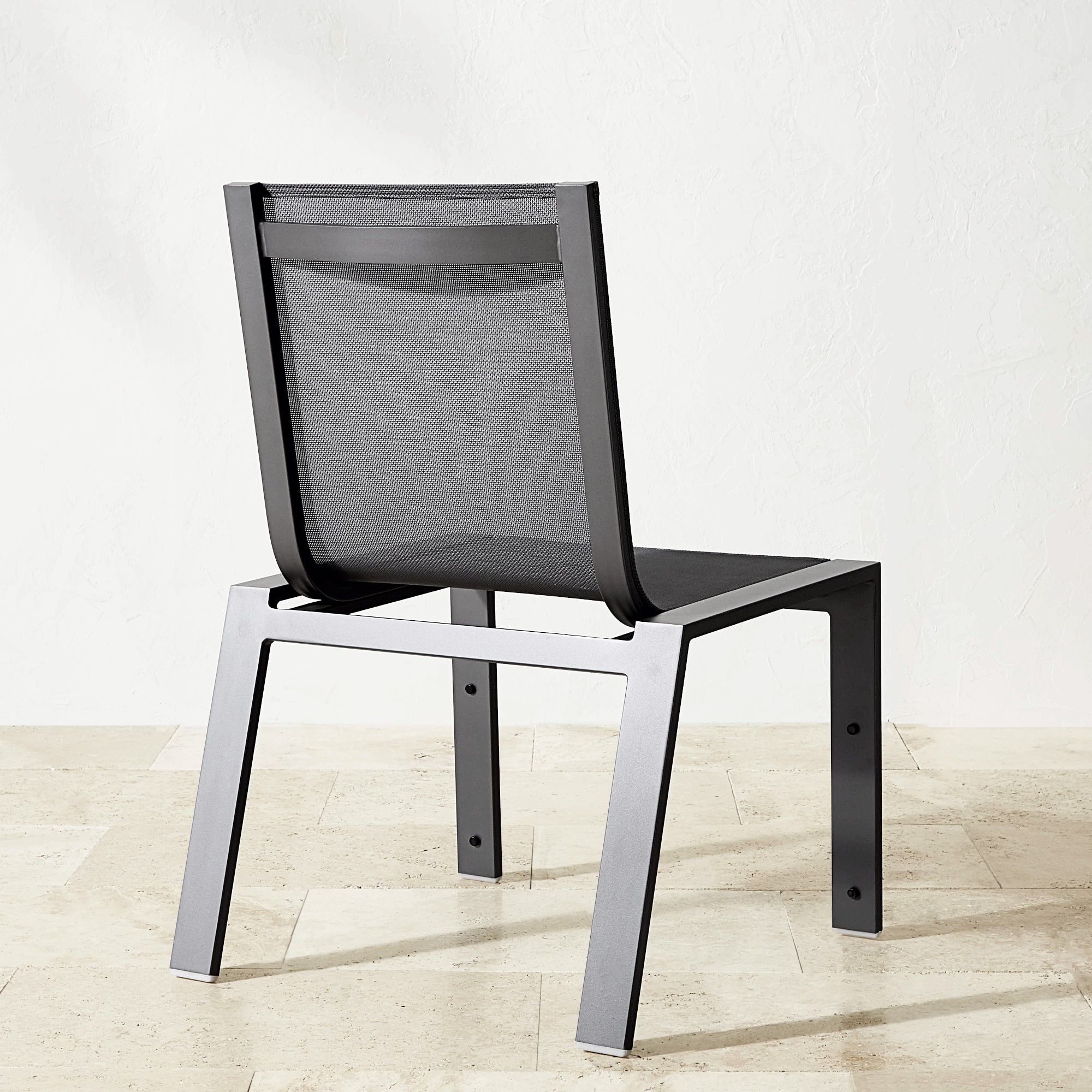 Santa Barbara Outdoor Metal Dining Side Chair