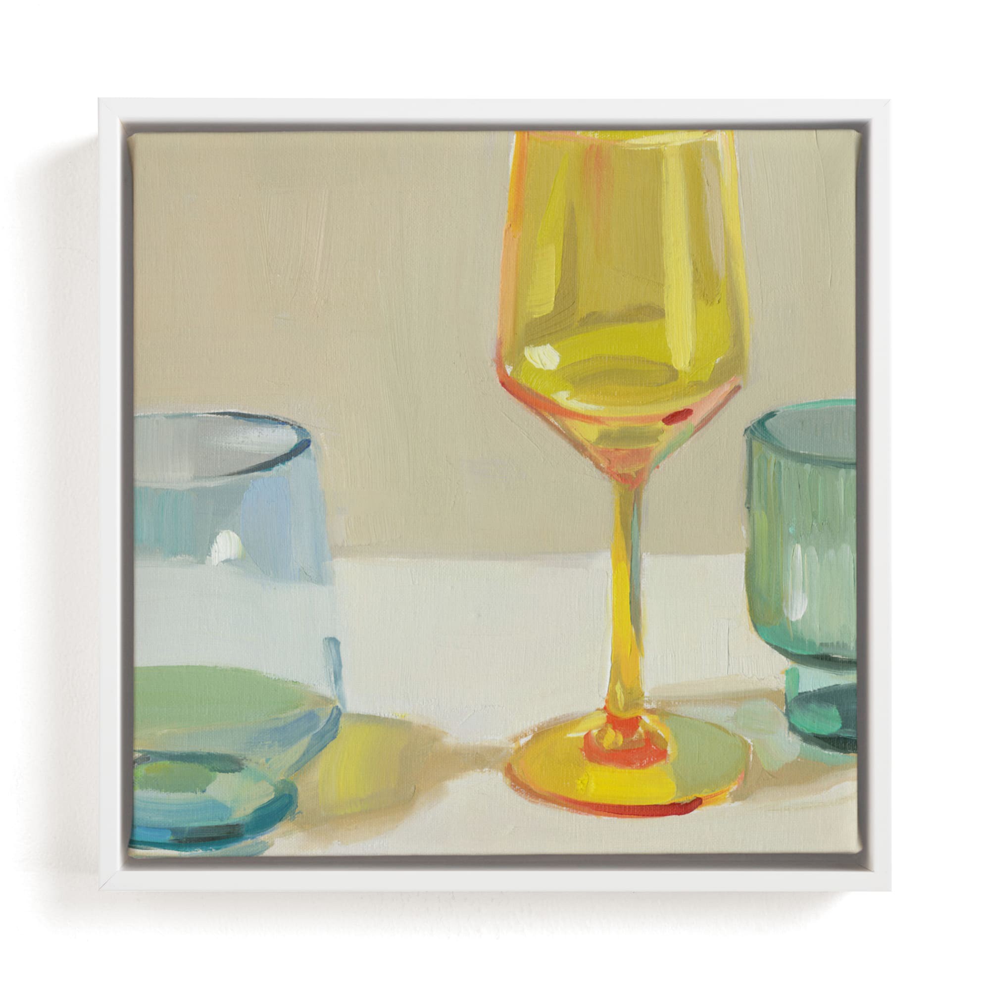Rainbow Glassware 2 Open Edition Kitchen Art by Minted