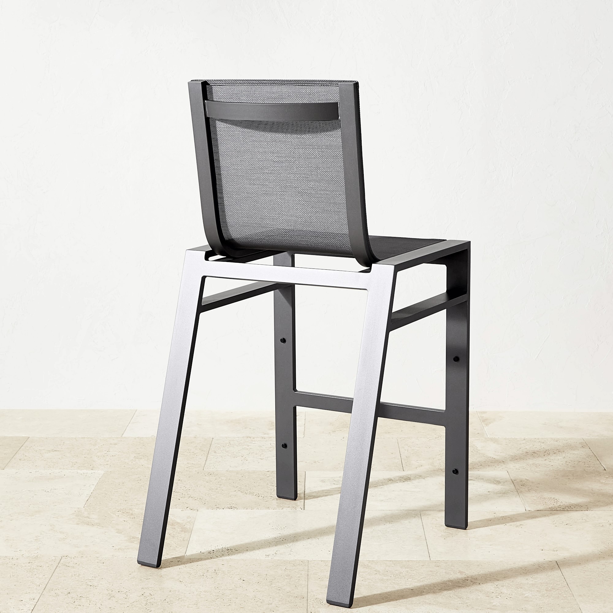 Santa Barbara Outdoor Metal Bar Stool