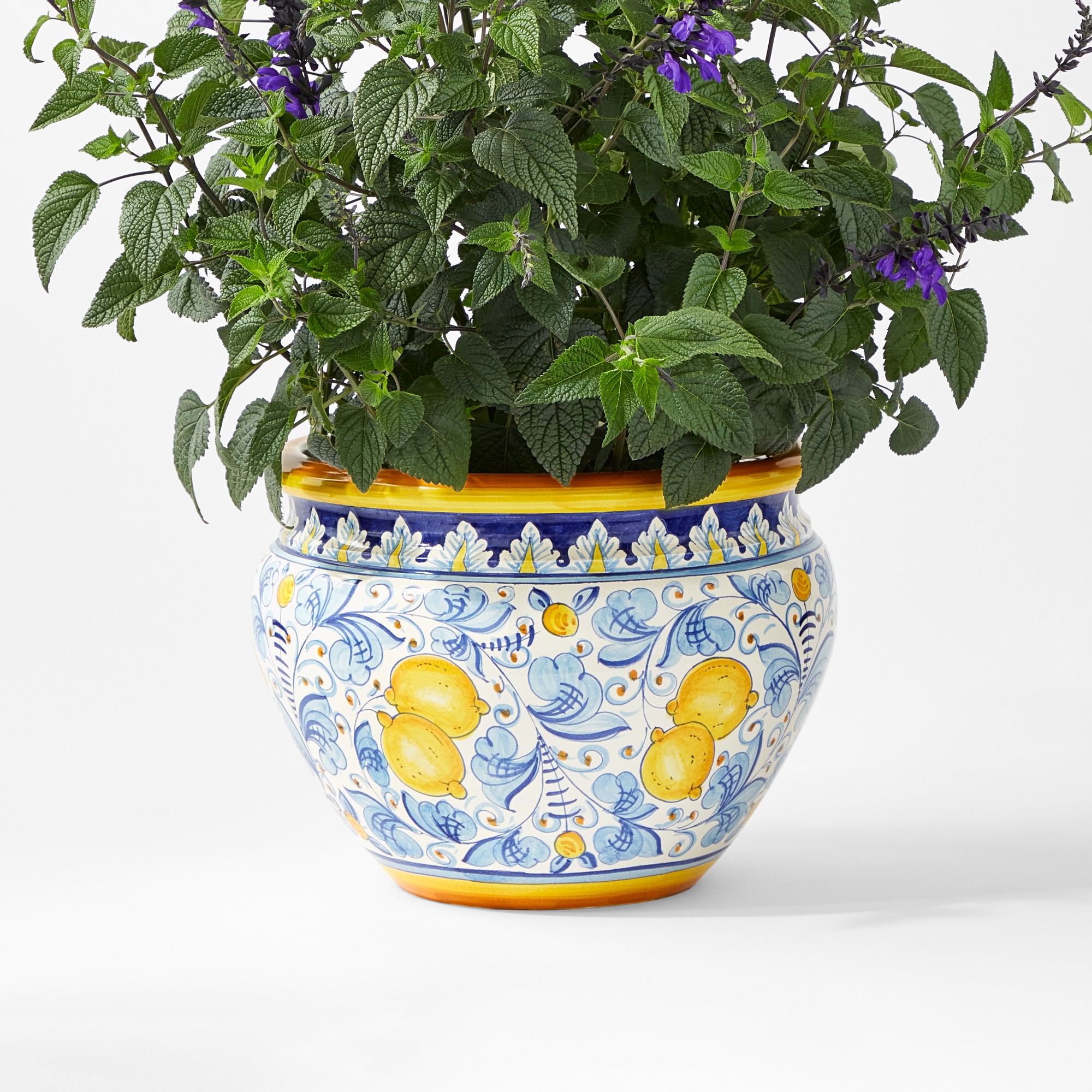 Italian Hand-Painted Planter Collection