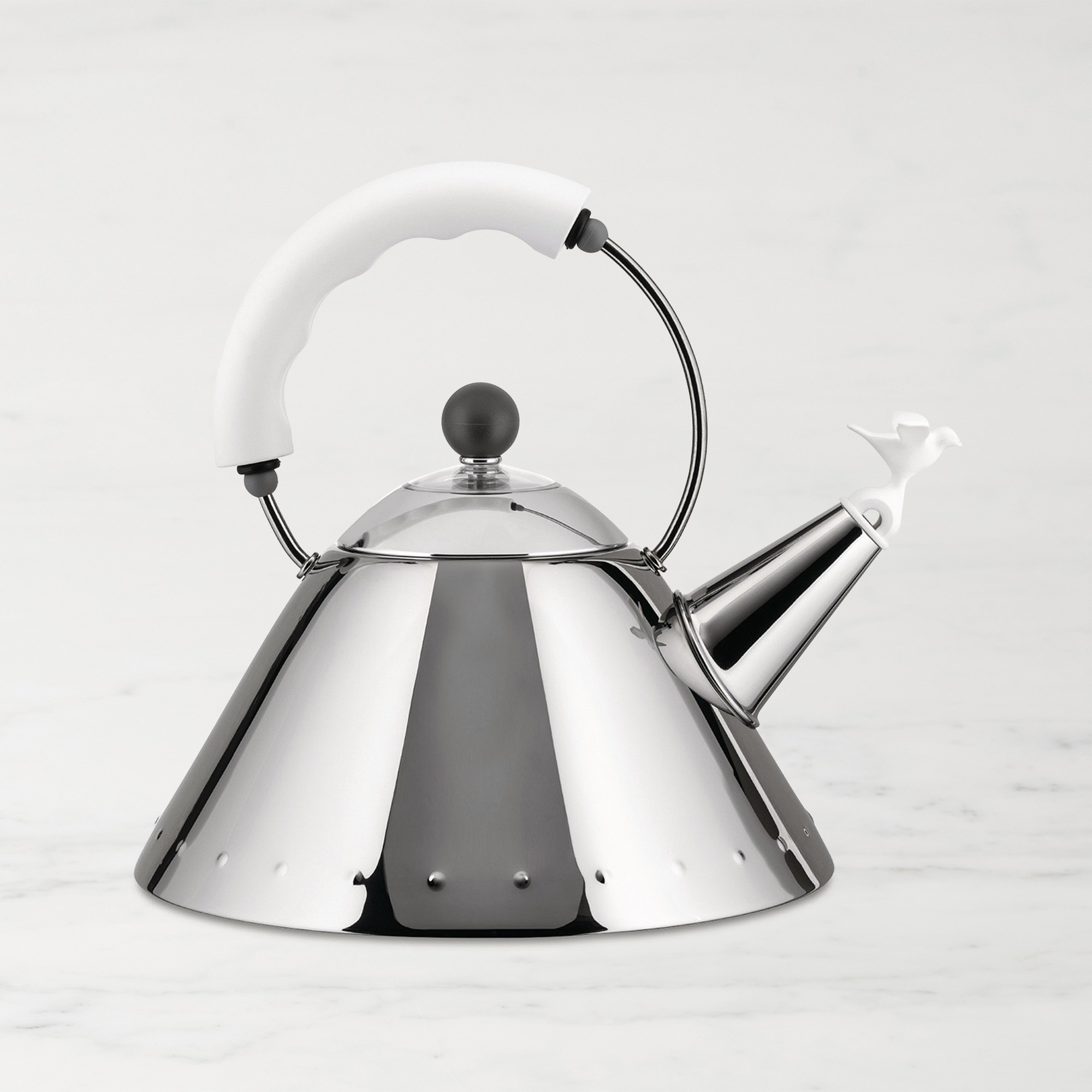 Alessi Michael Graves 9093 Stainless-Steel Tea Kettle
