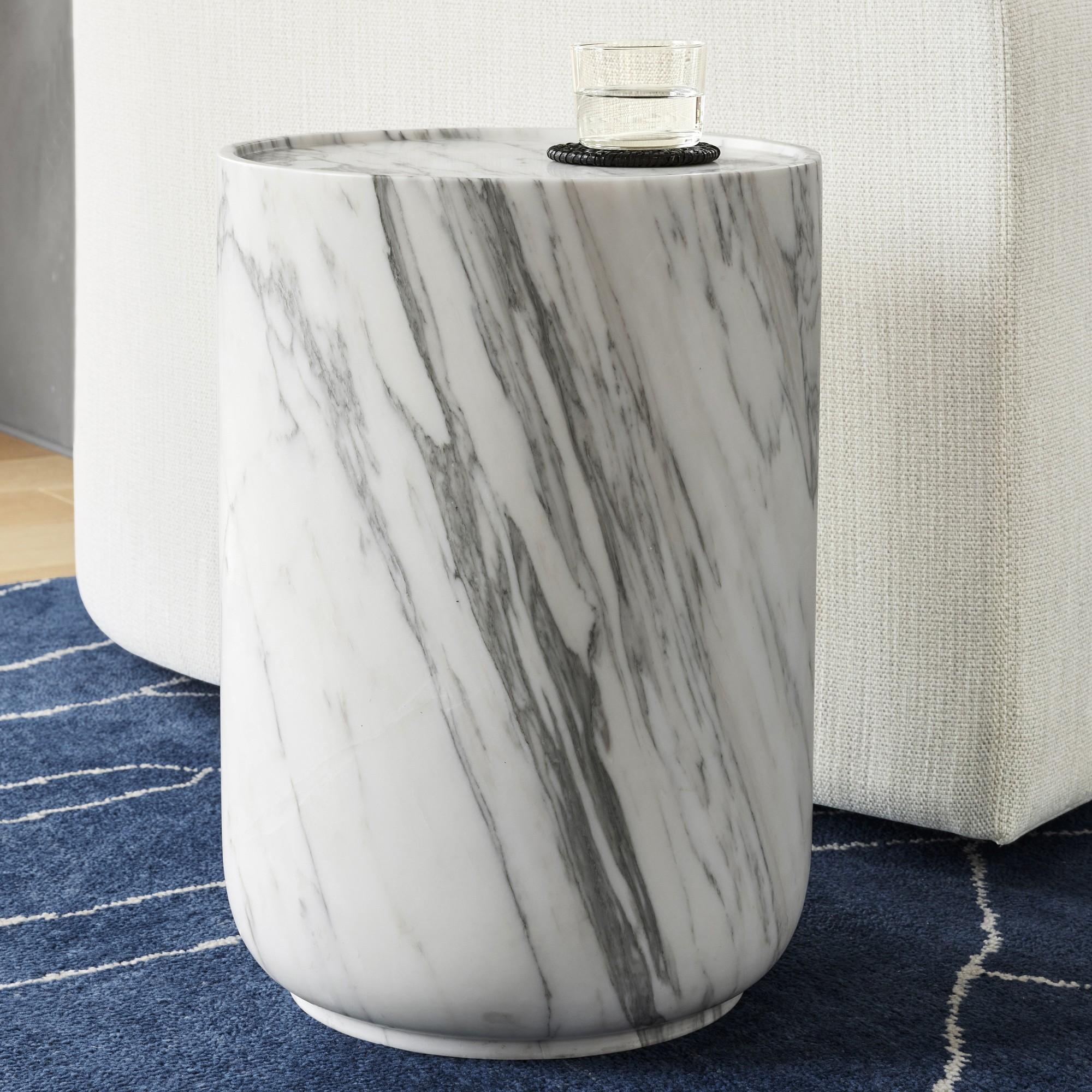 Lucca Marble Side Table (14