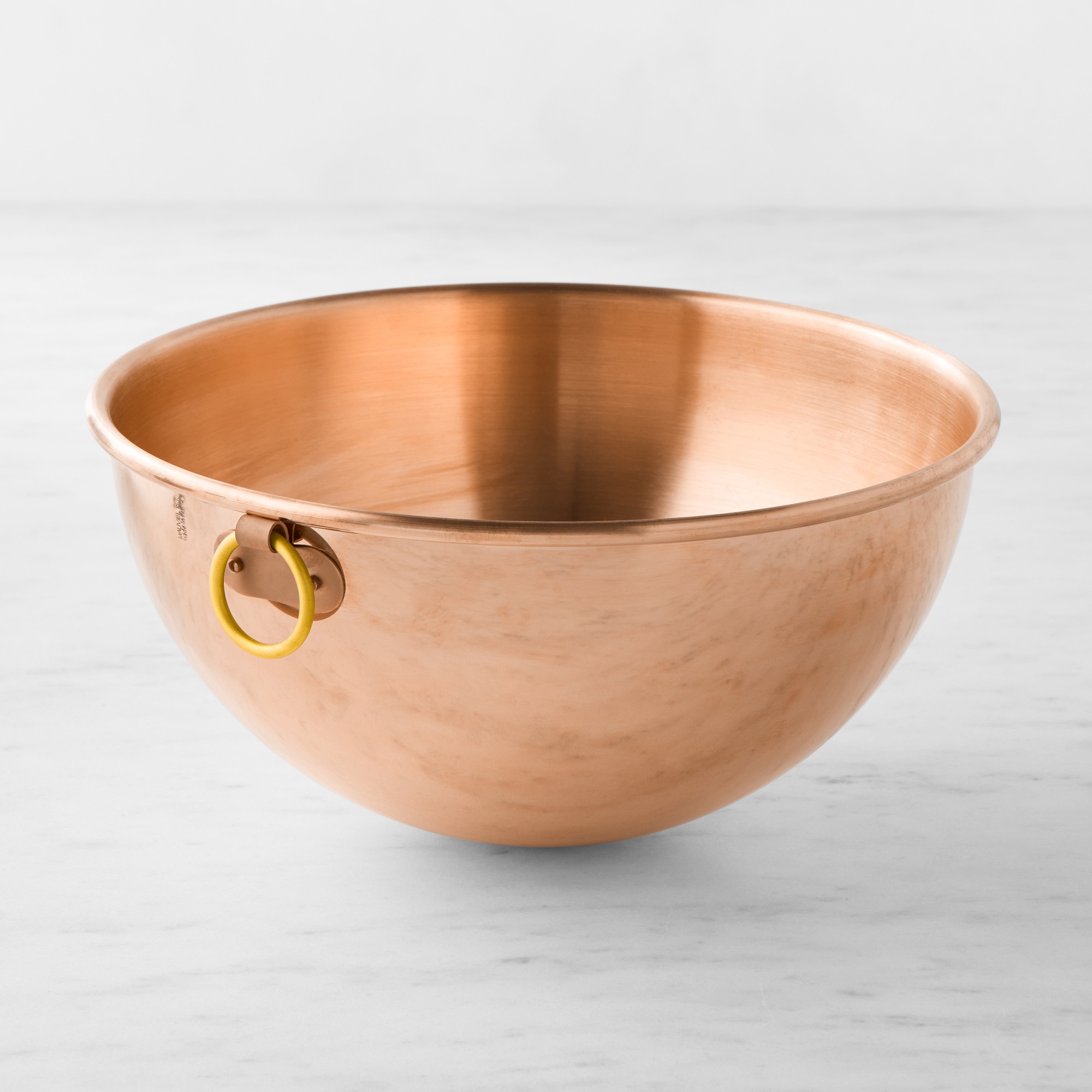 Mauviel Copper Beating Bowl with Loop Handle