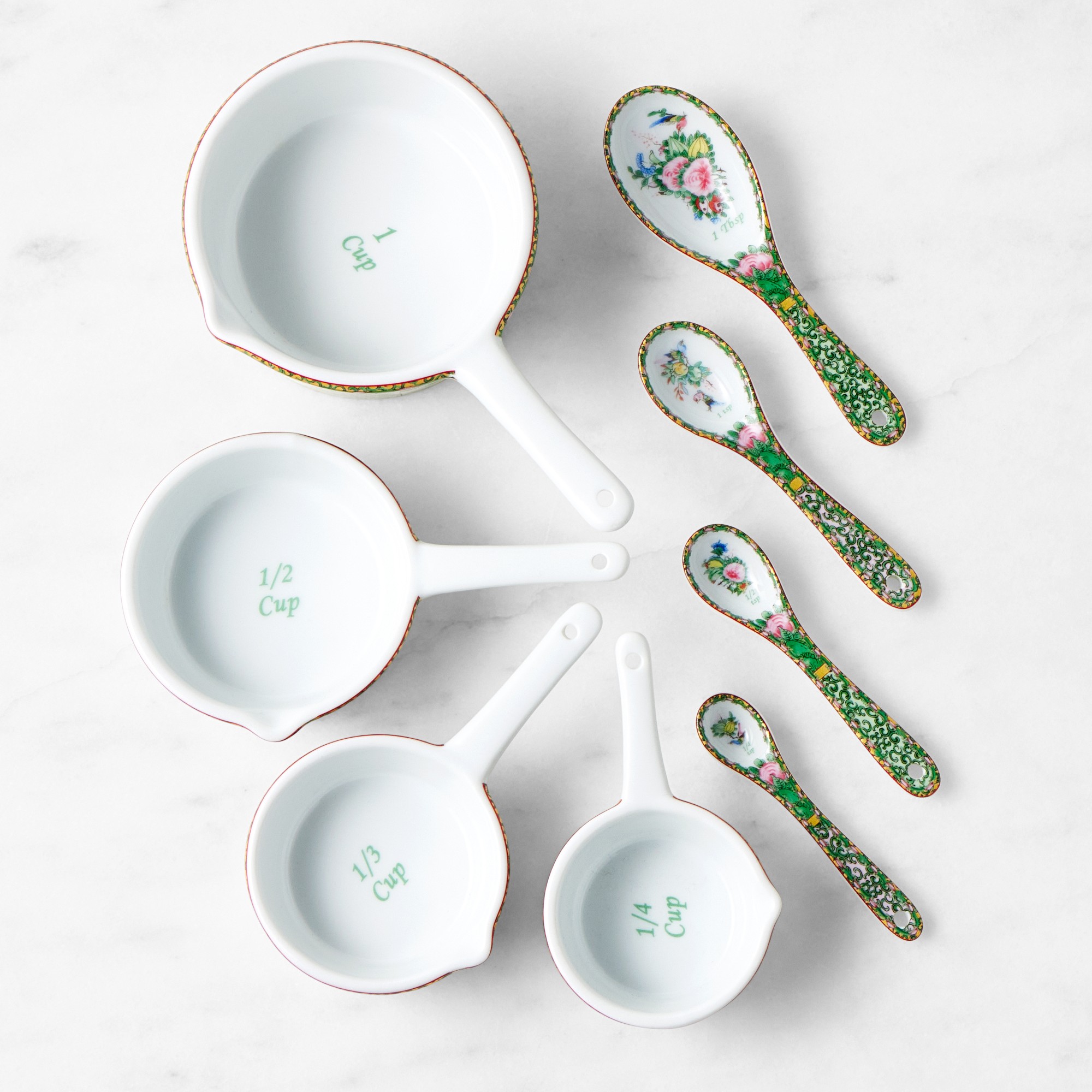 Williams Sonoma Famille Rose Measuring Cup Set