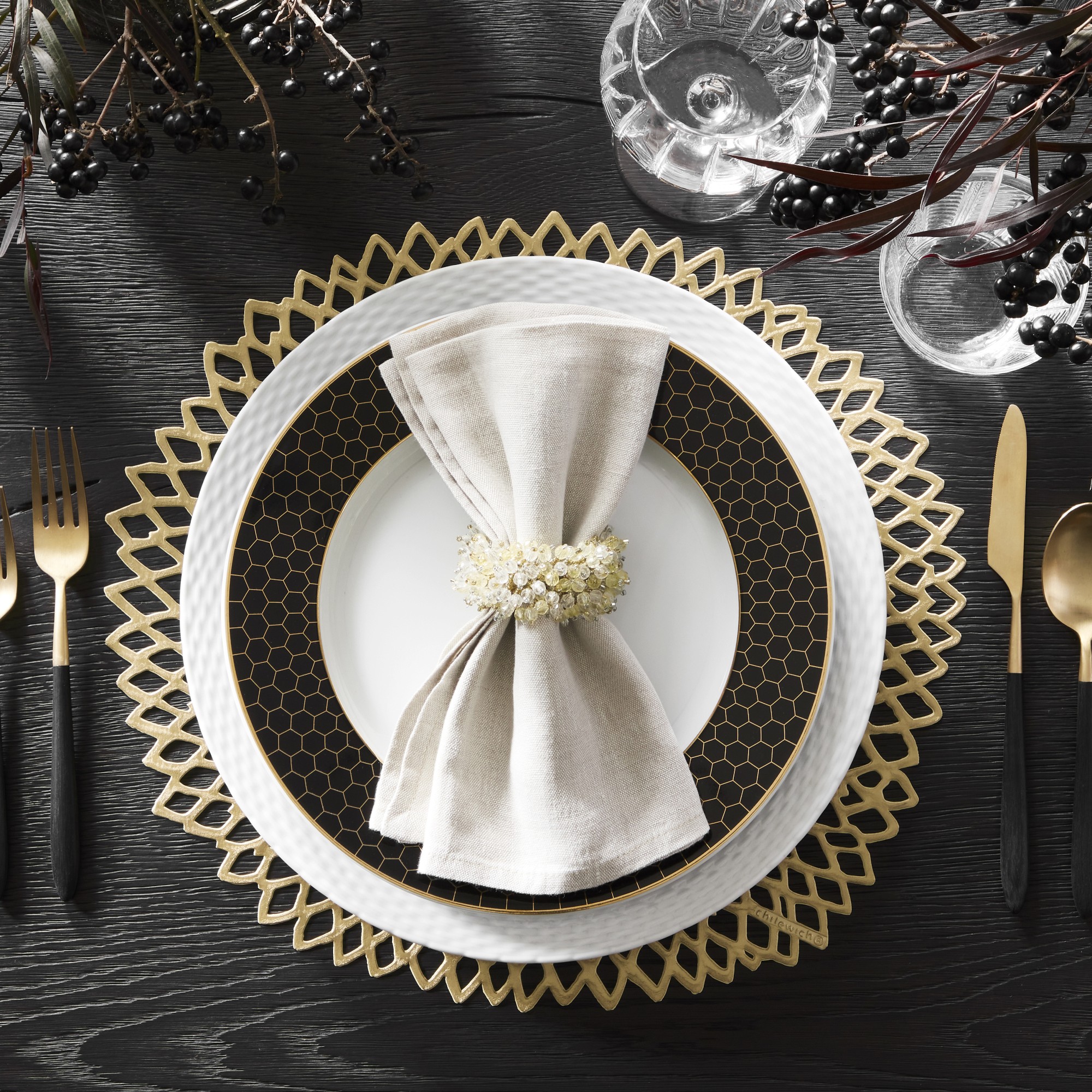 Honeycomb Salad Plates