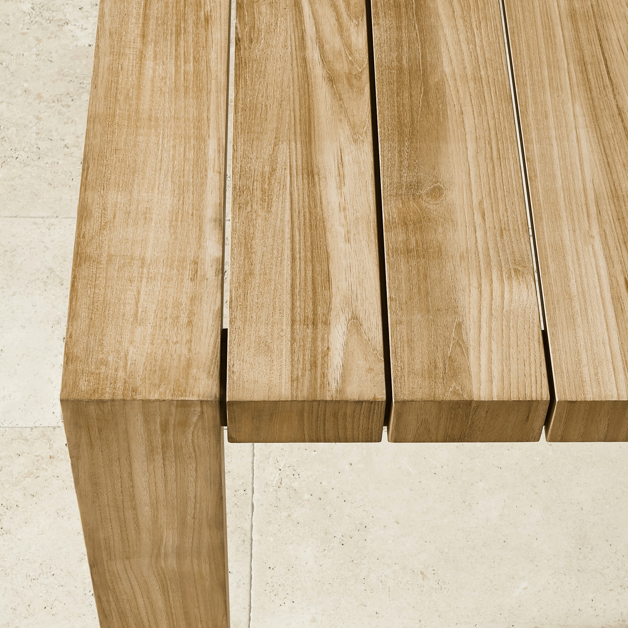 Larnaca Outdoor Teak Extendable Dining Table (72