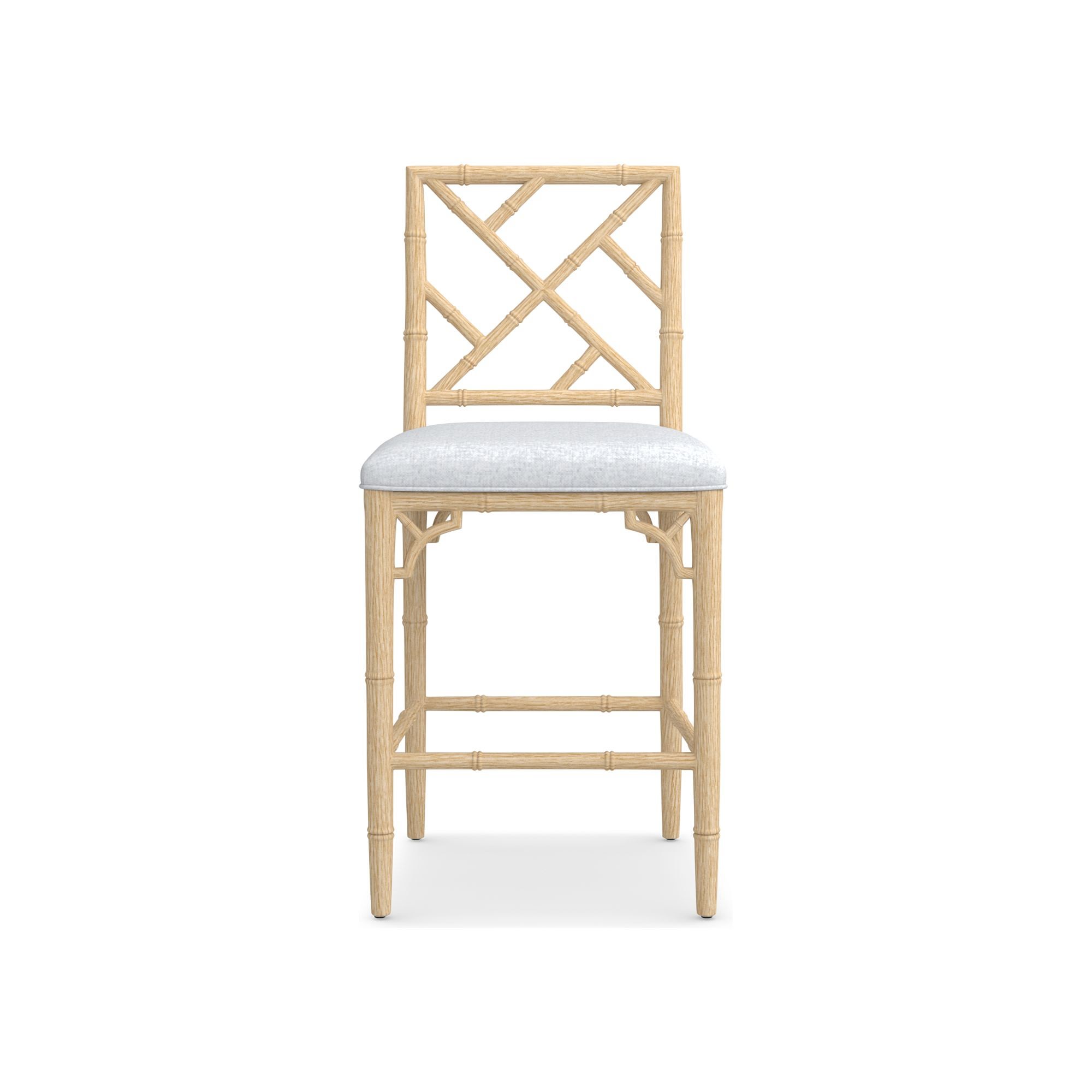 Chippendale Upholstered Bistro Counter Stool