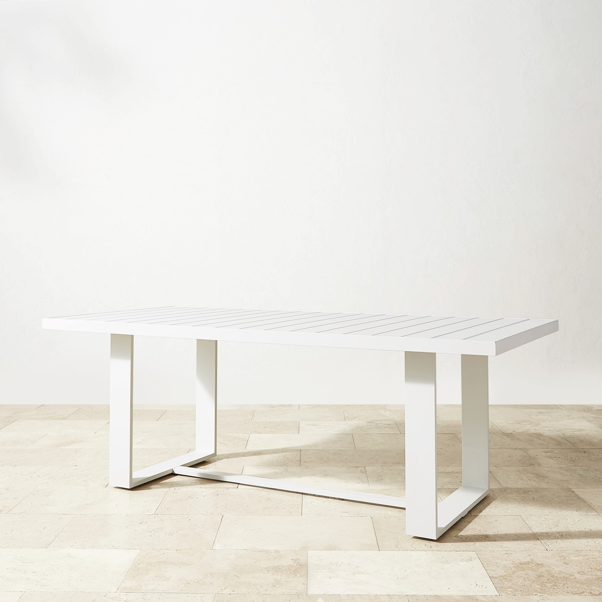 Santa Barbara Outdoor Metal Rectangular Dining Table (84