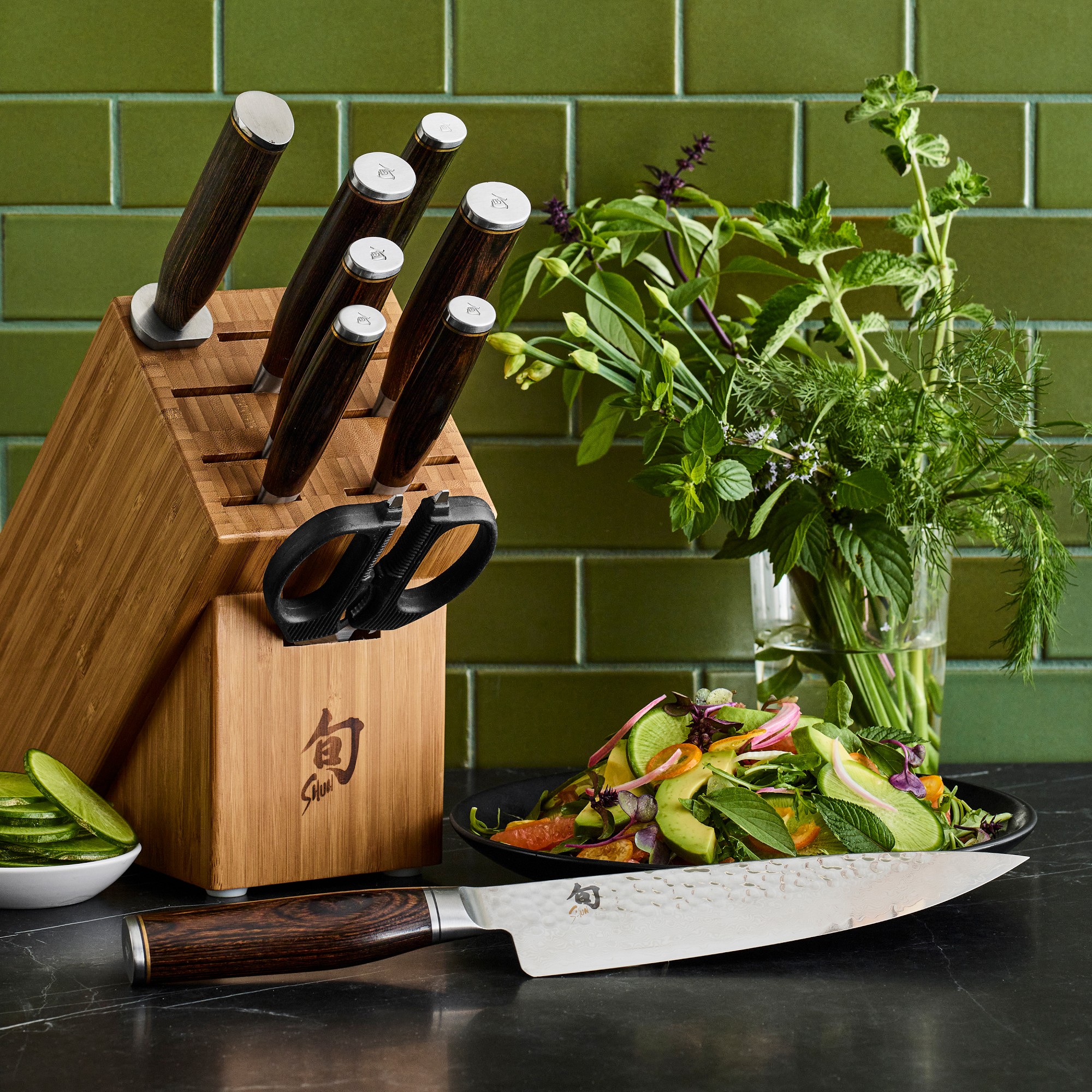 Shun Premier Knives, Set of 10