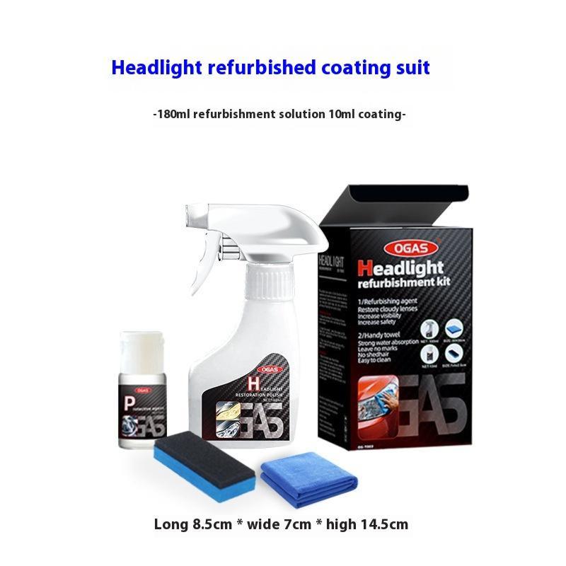 No Polishing, Atomization Cleaning, Car Headlight Renovation Repair Liquid,