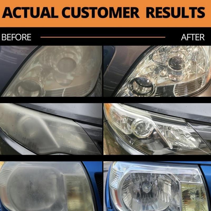 No Polishing, Atomization Cleaning, Car Headlight Renovation Repair Liquid,