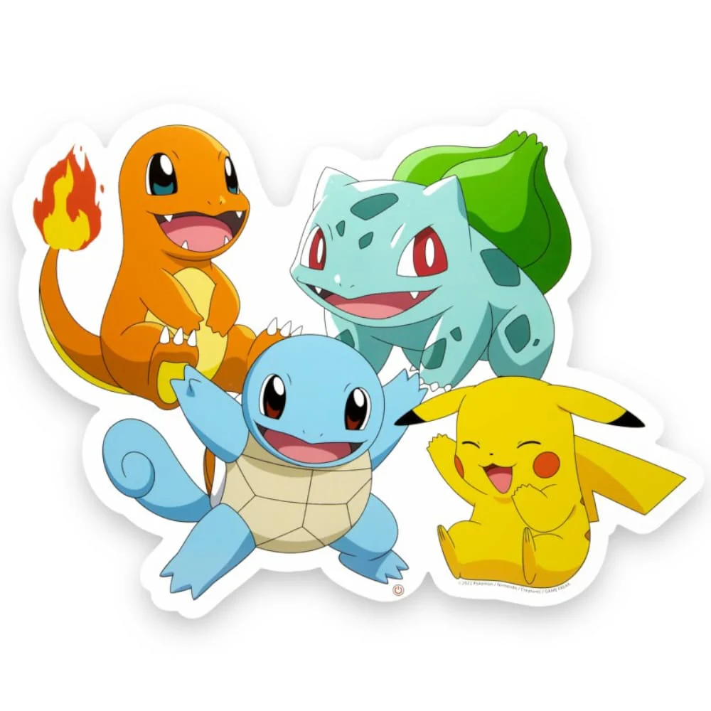 Pokemon LED Wall Lamp Starter Group 53cm