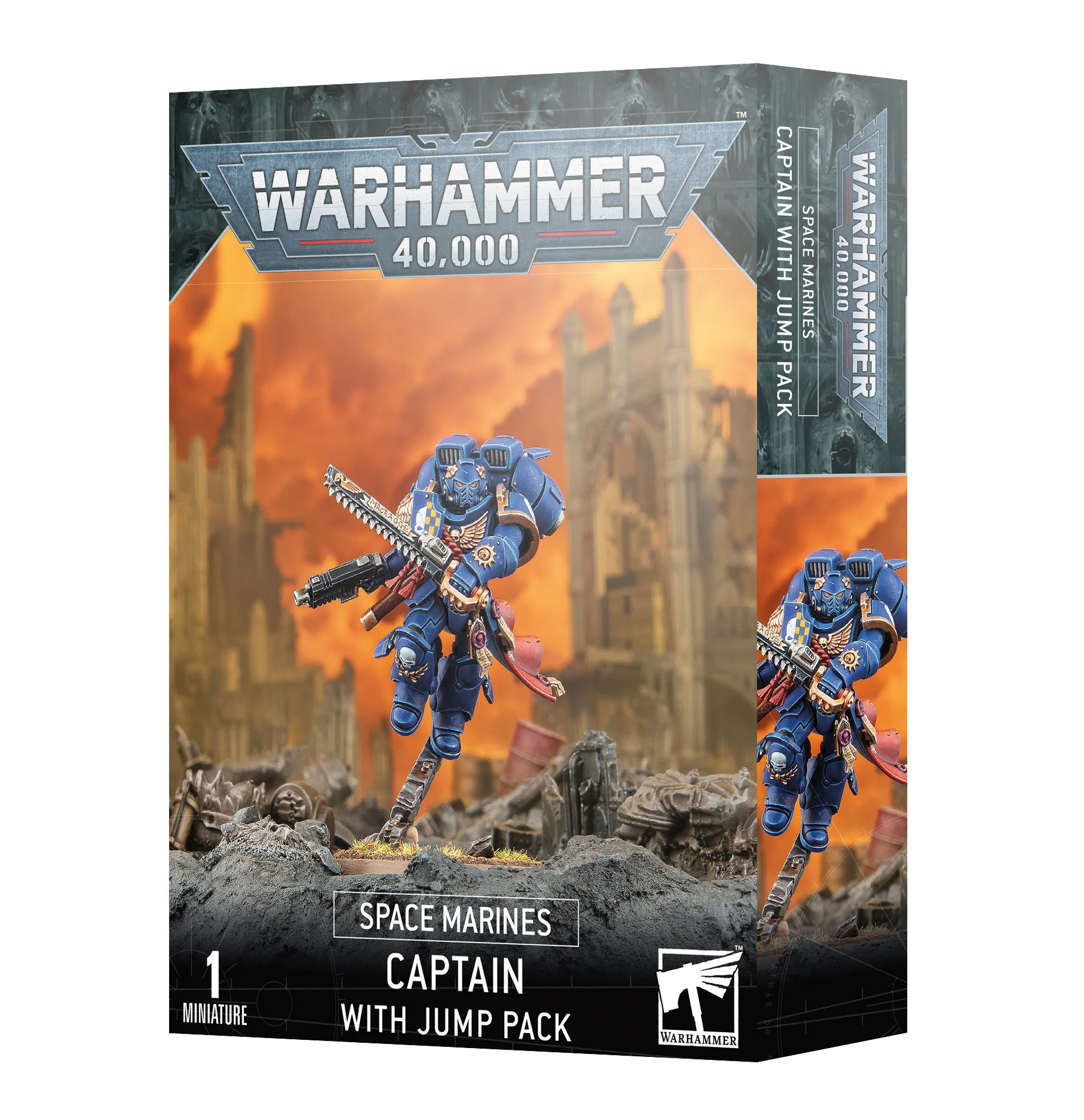 SPACE MARINE CAPTAIN W/JUMP PACK