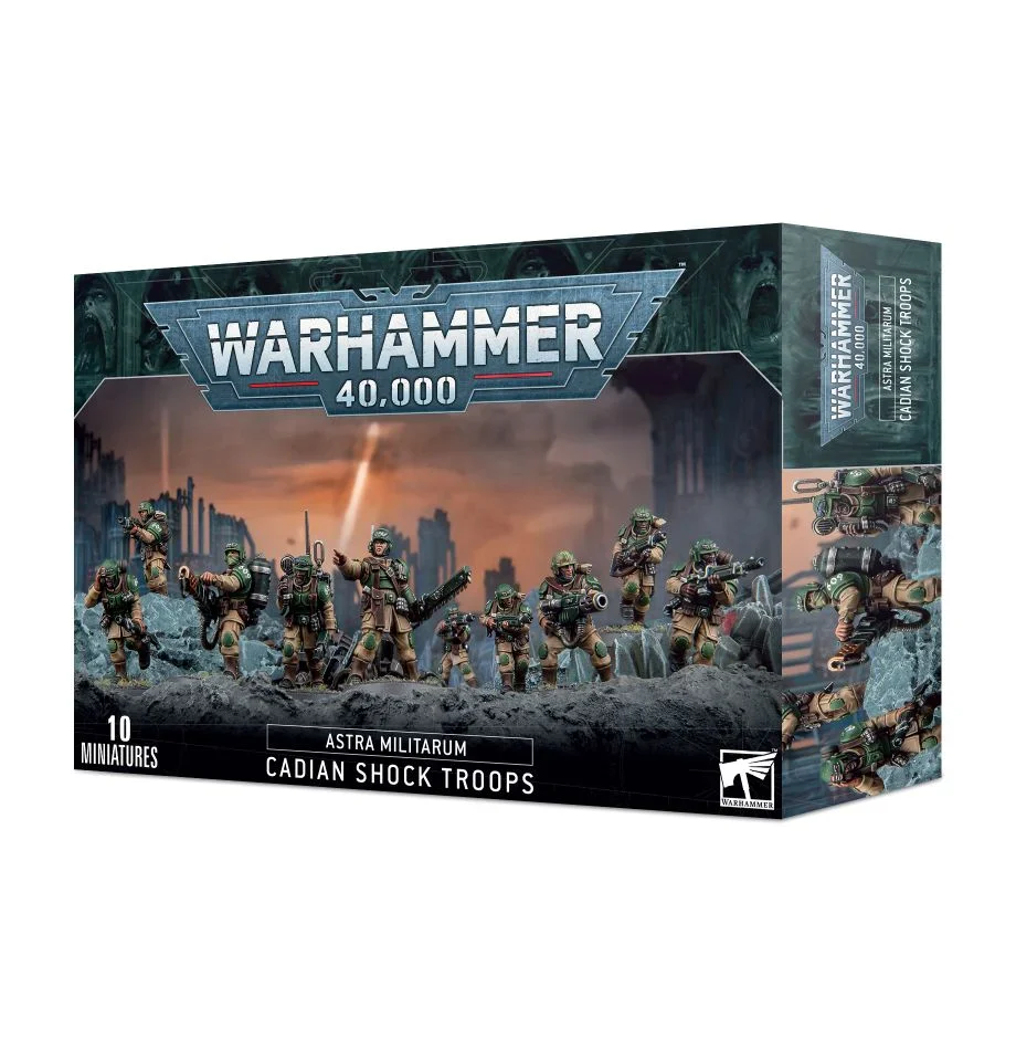ASTRA MILITARUM CADIAN SQUAD SHOCK TROOPS
