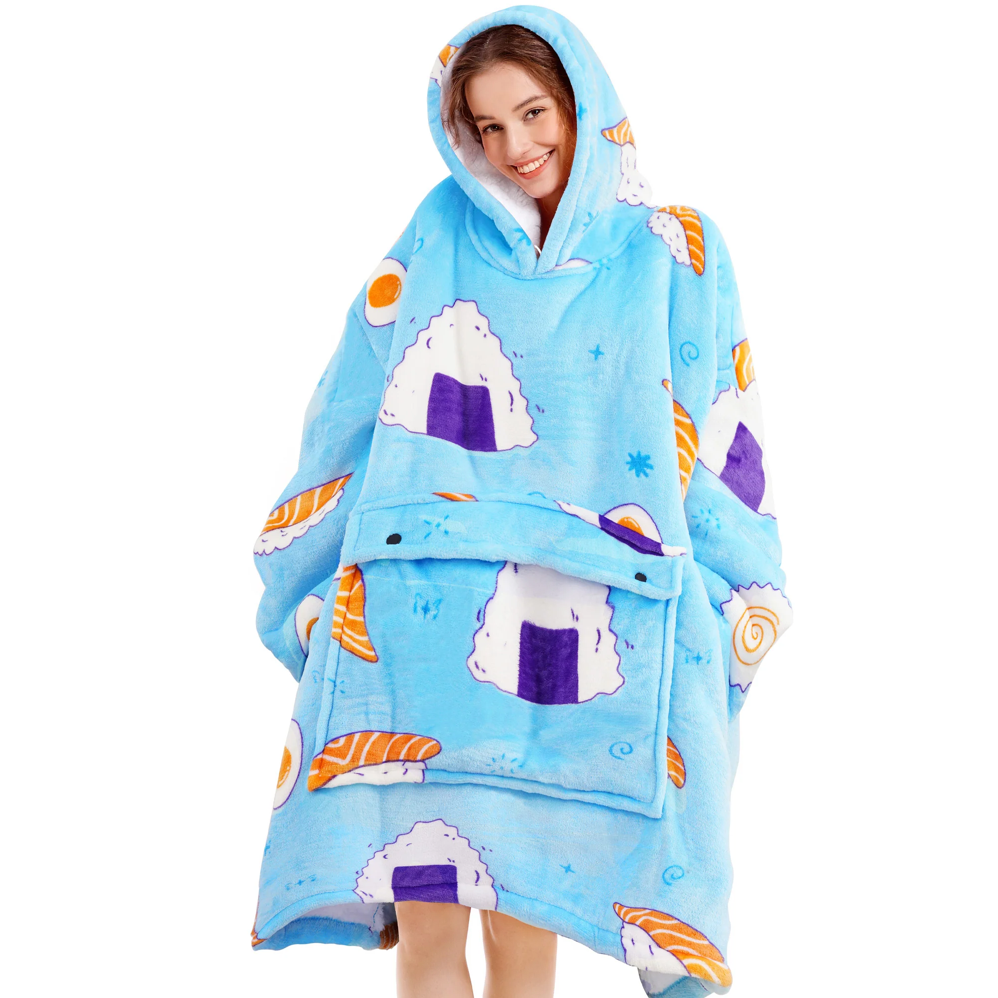 Sushi Blanket Hoodie