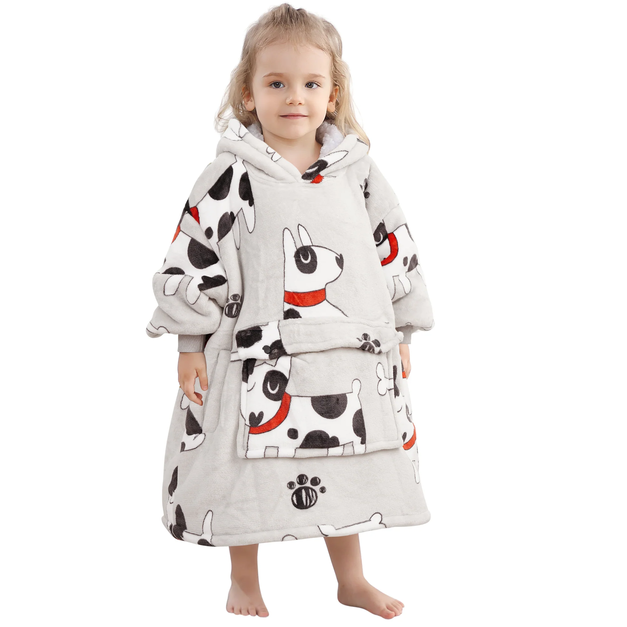 Dog Blanket Hoodie Kids