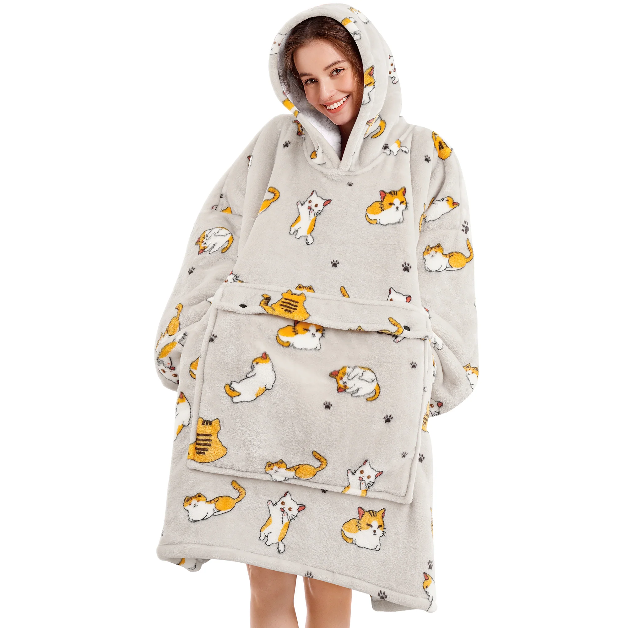 Cat Blanket Hoodie