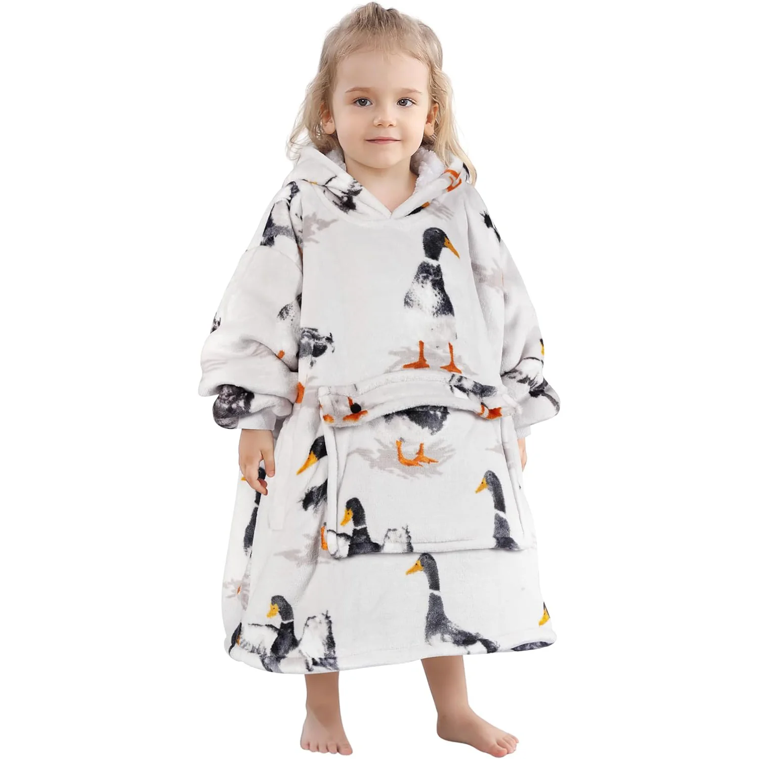 Duck Blanket Hoodie Kids