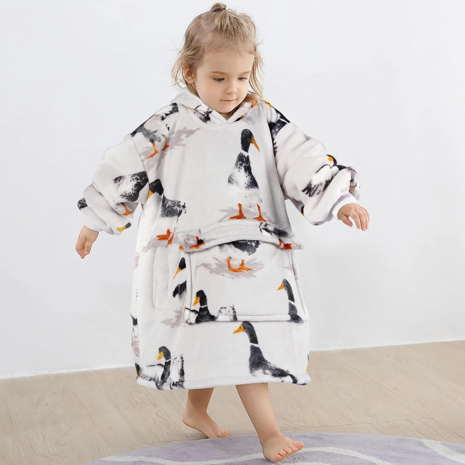 Duck Blanket Hoodie Kids
