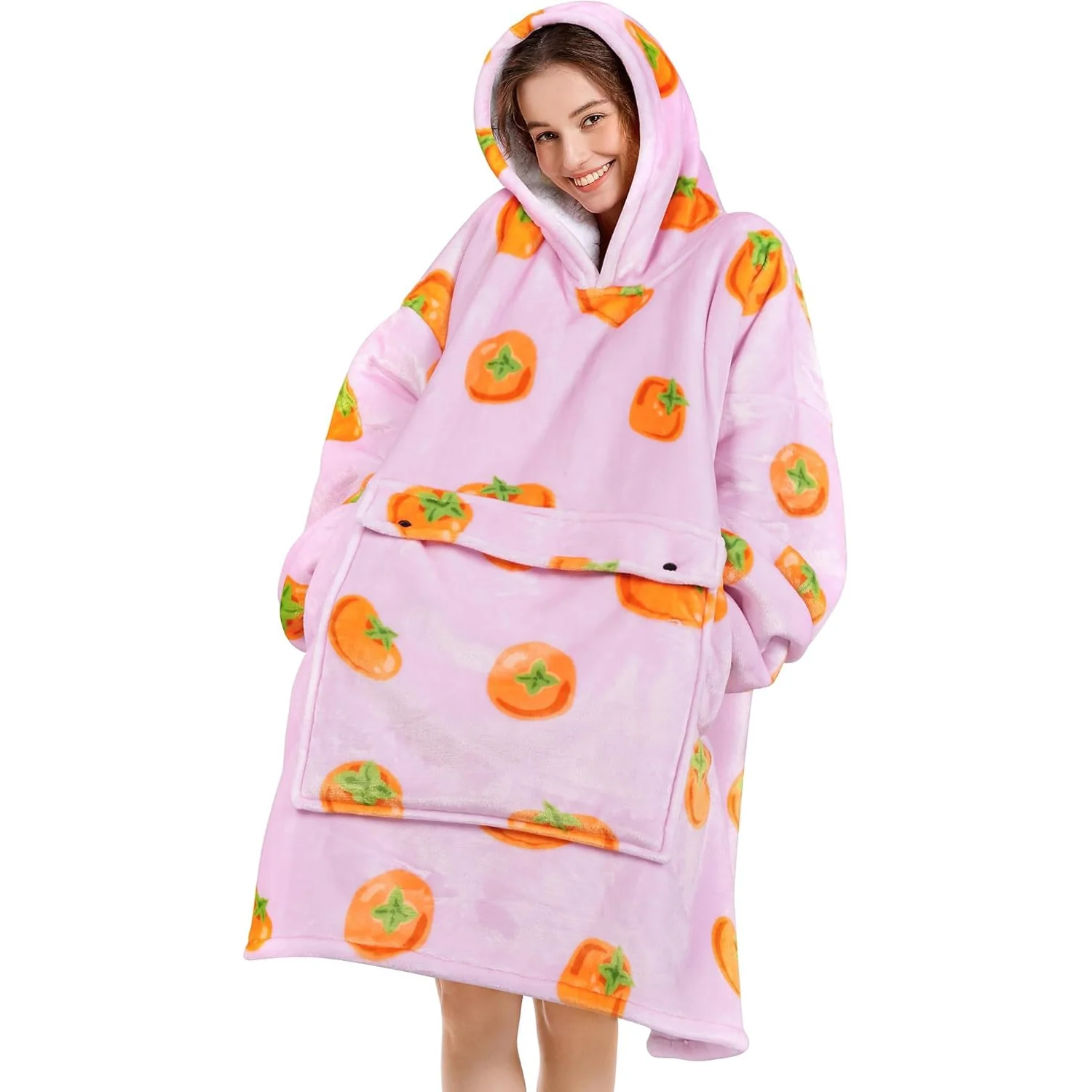 Persimmon Blanket Hoodie