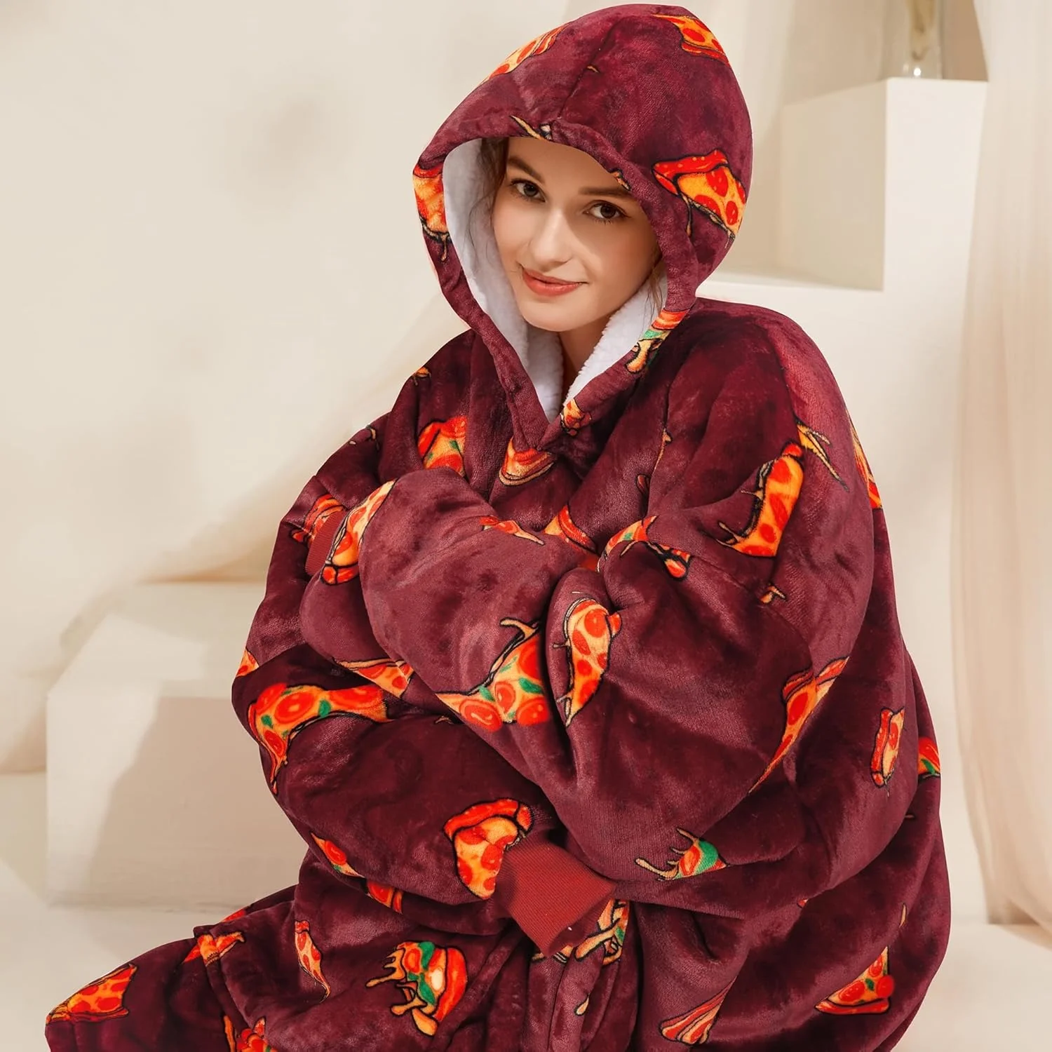 Pizza Blanket Hoodie