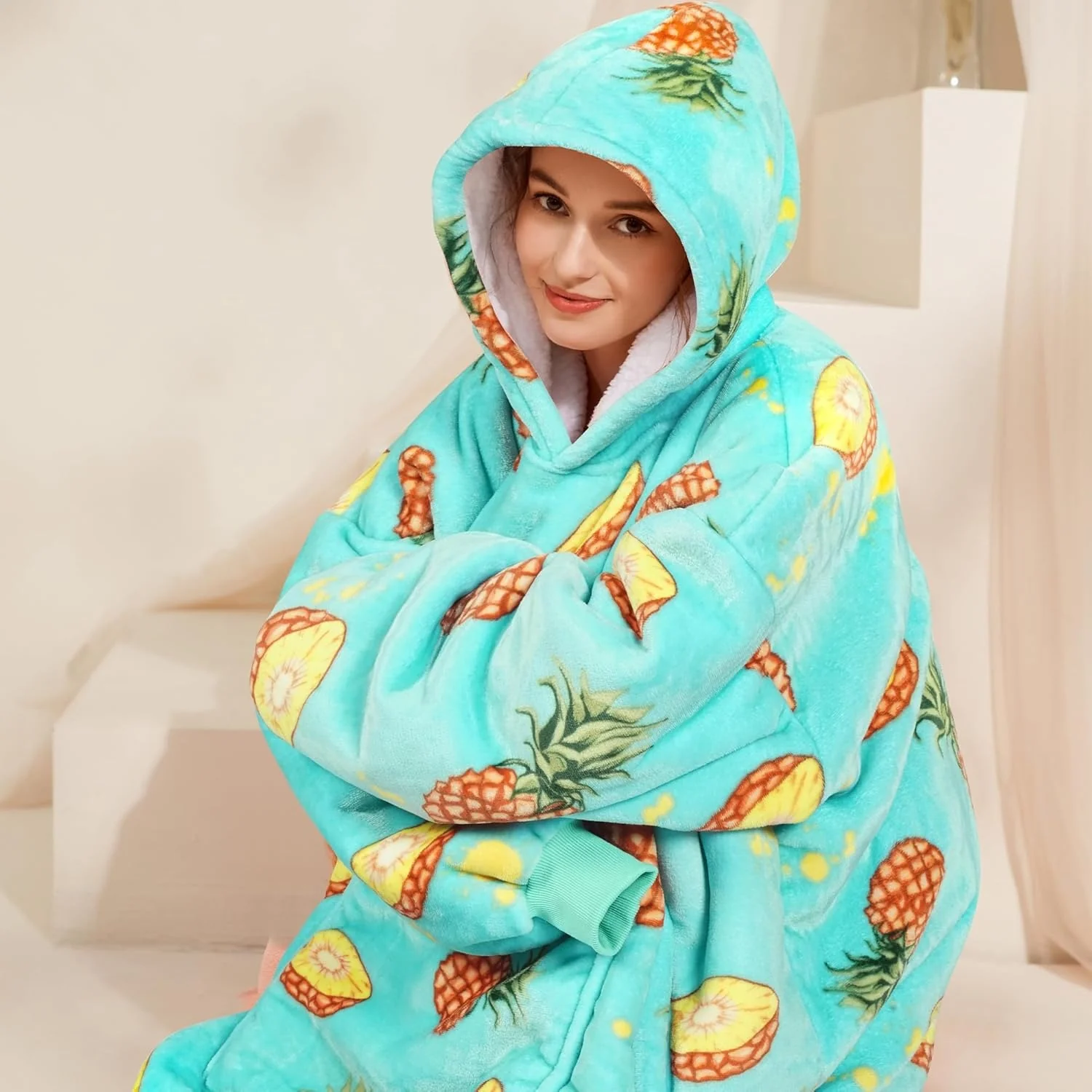 Pineapple Blanket Hoodie