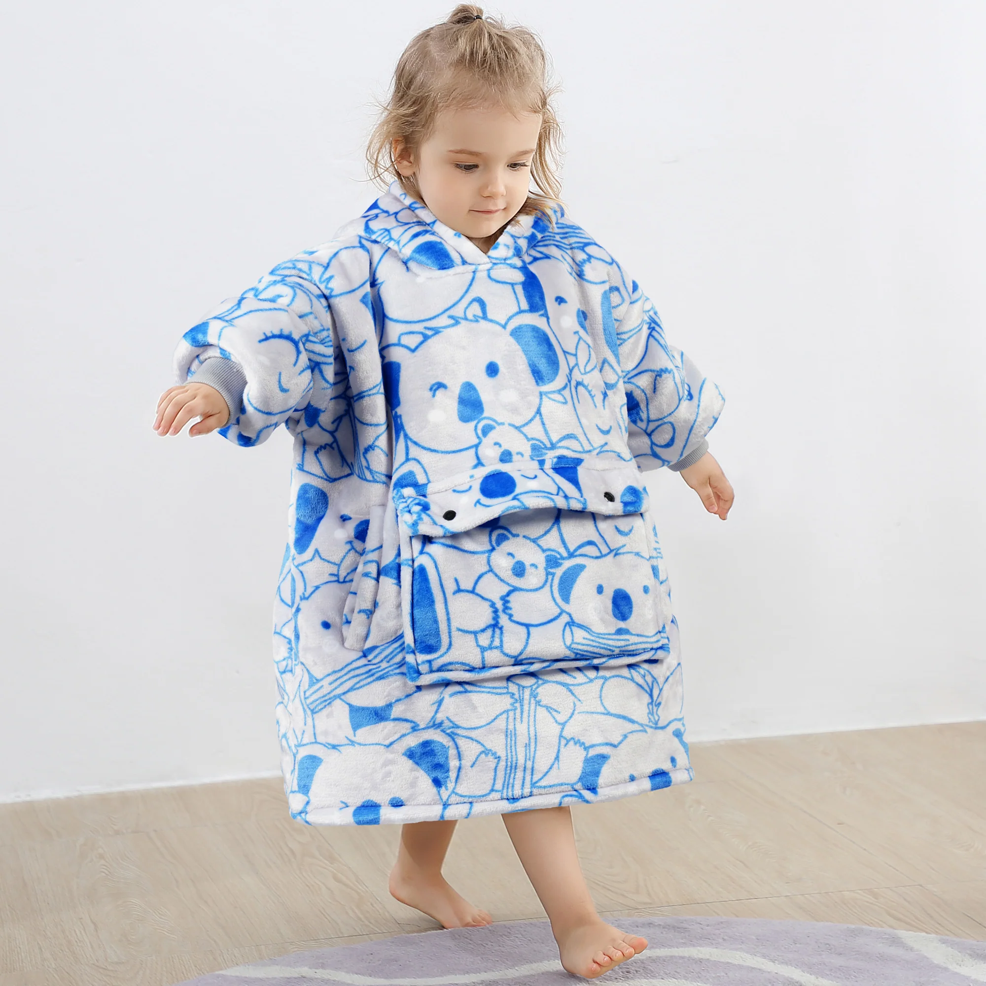 Koala Blanket Hoodie Kids