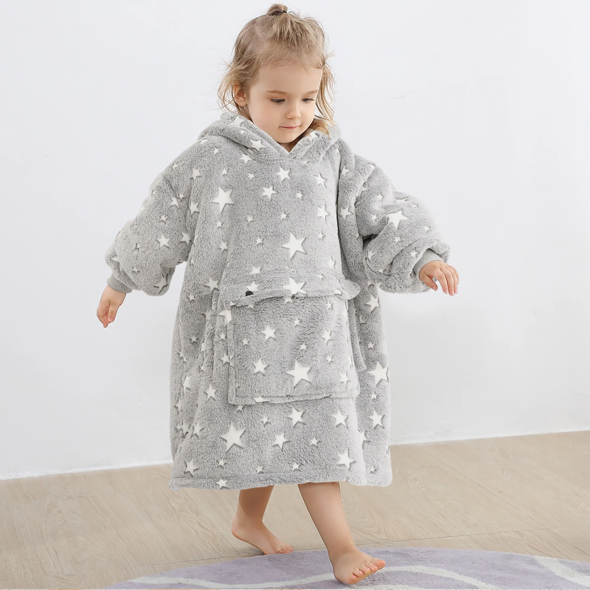 Luminous Blanket Hoodie Kids