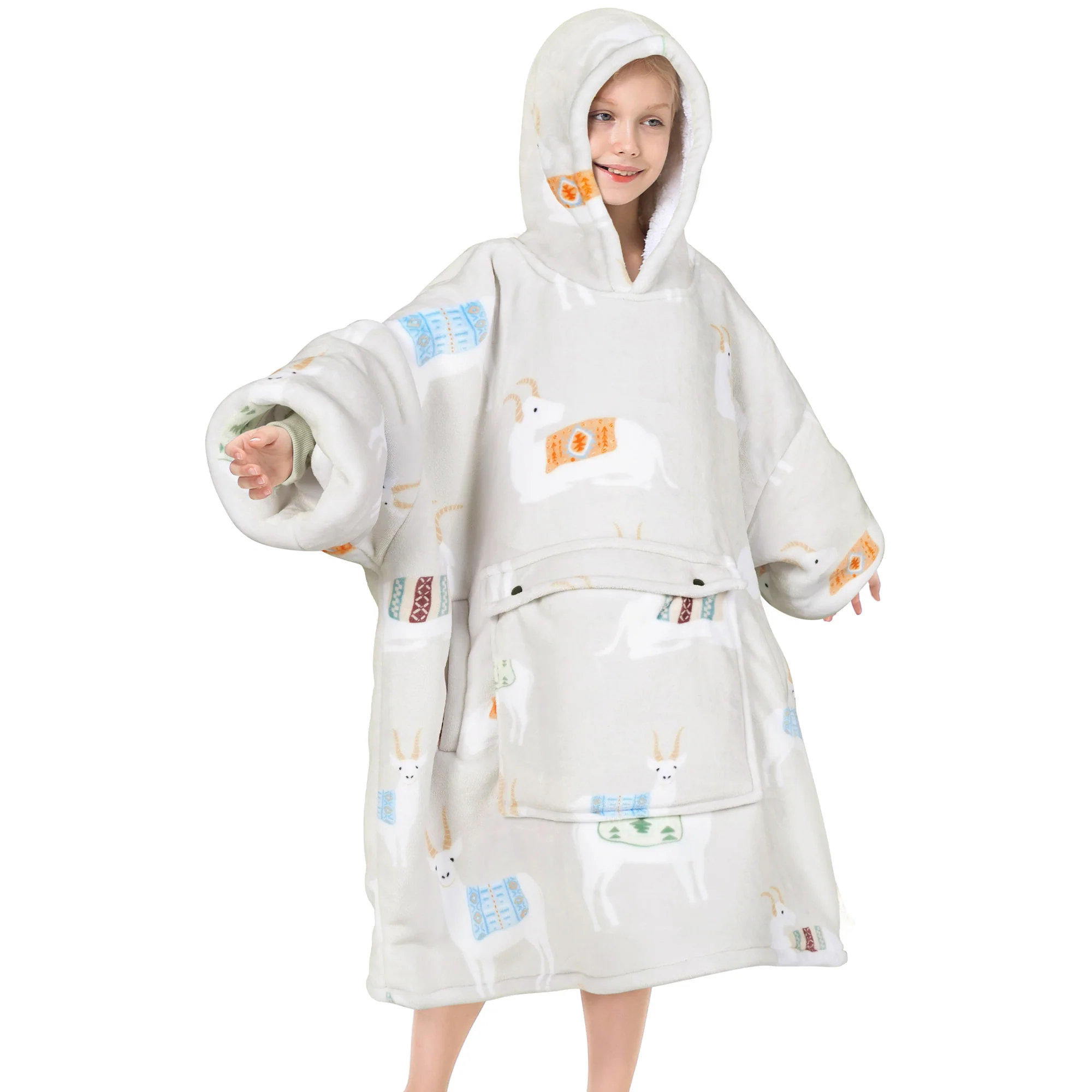 Antelope Blanket Hoodie Teen