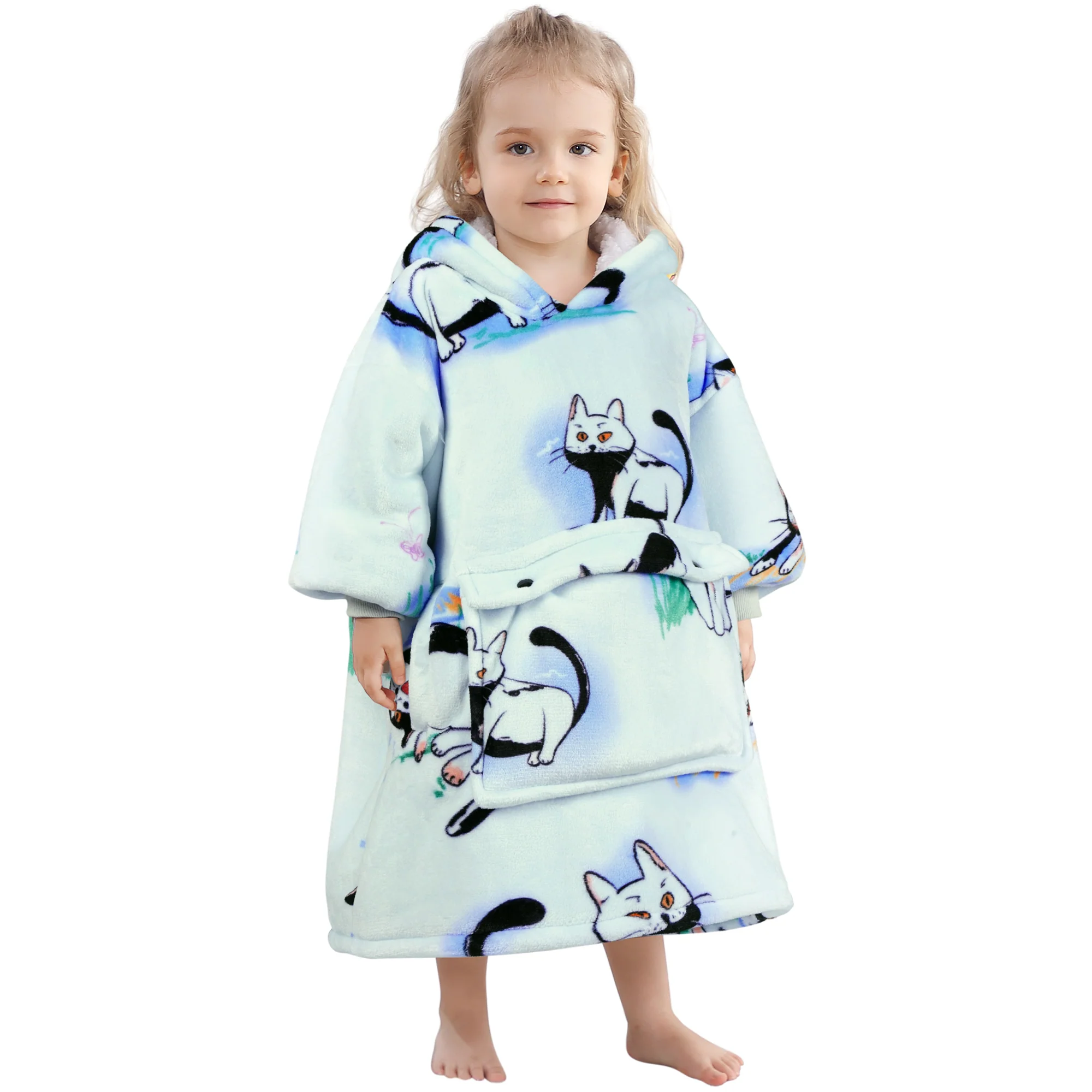 Mookitty Blanket Hoodie Kids
