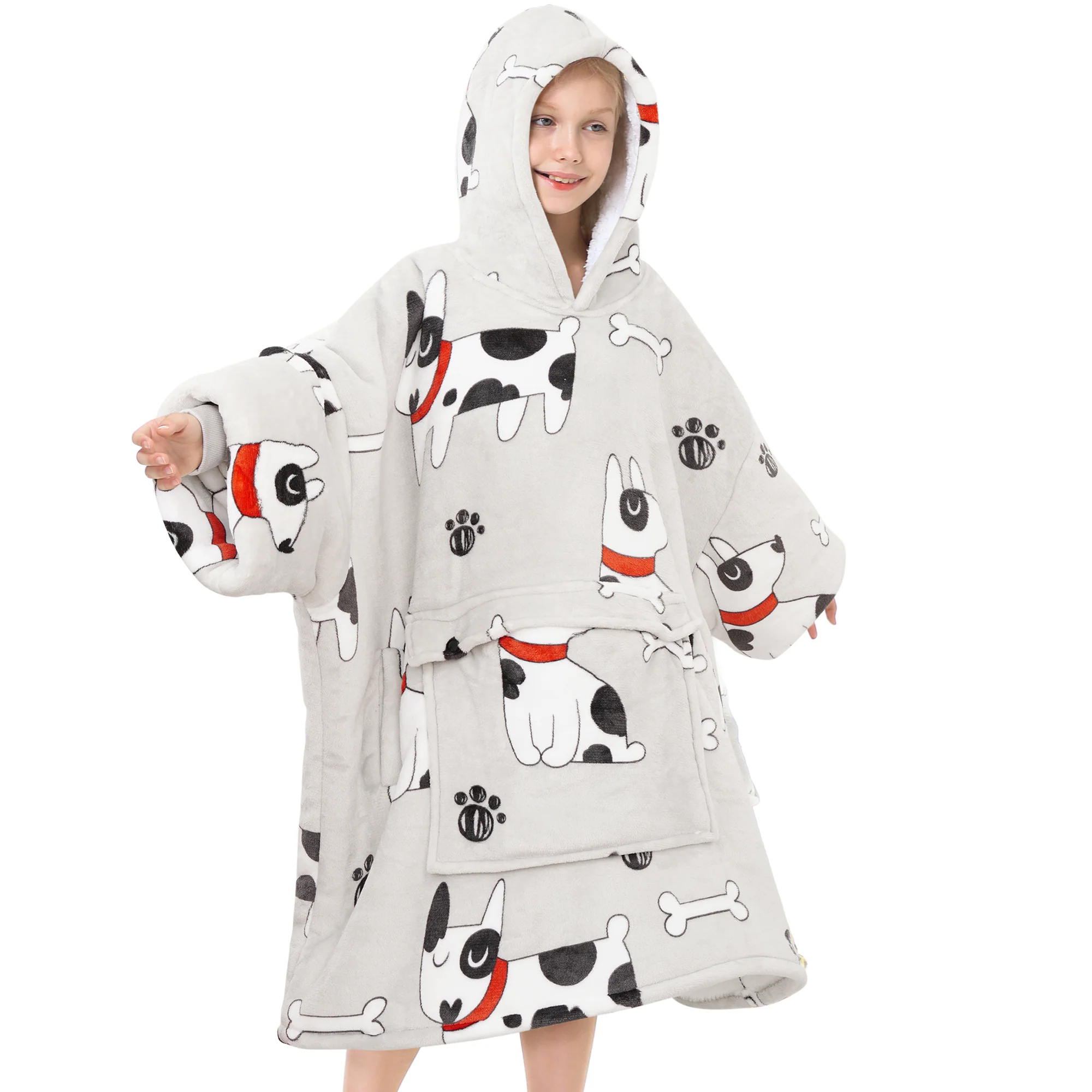 Dog Blanket Hoodie Teen