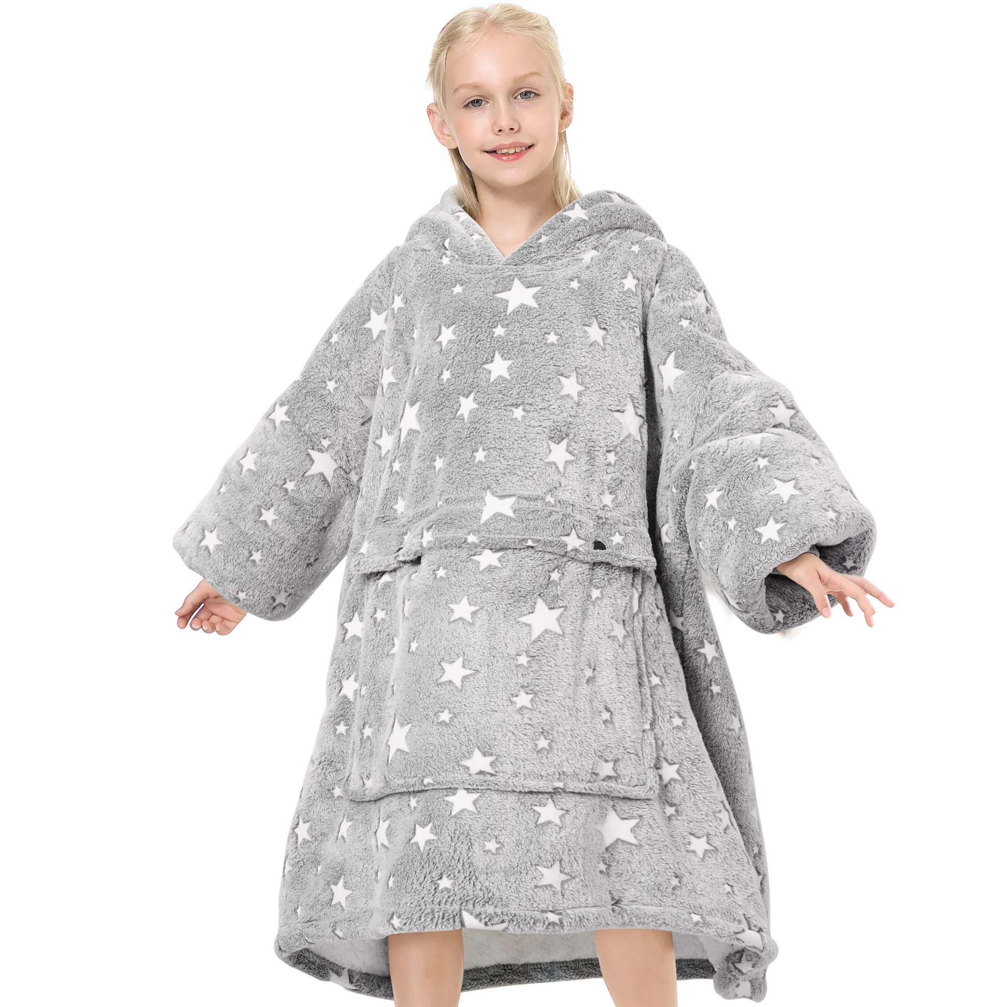 Luminous Blanket Hoodie Teen