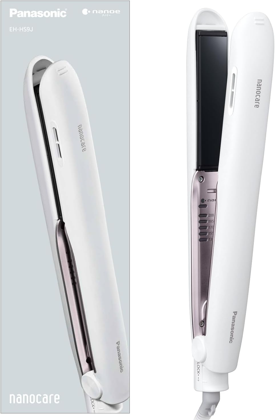 Nano-smooth glossy coating for overseas straight hair irons