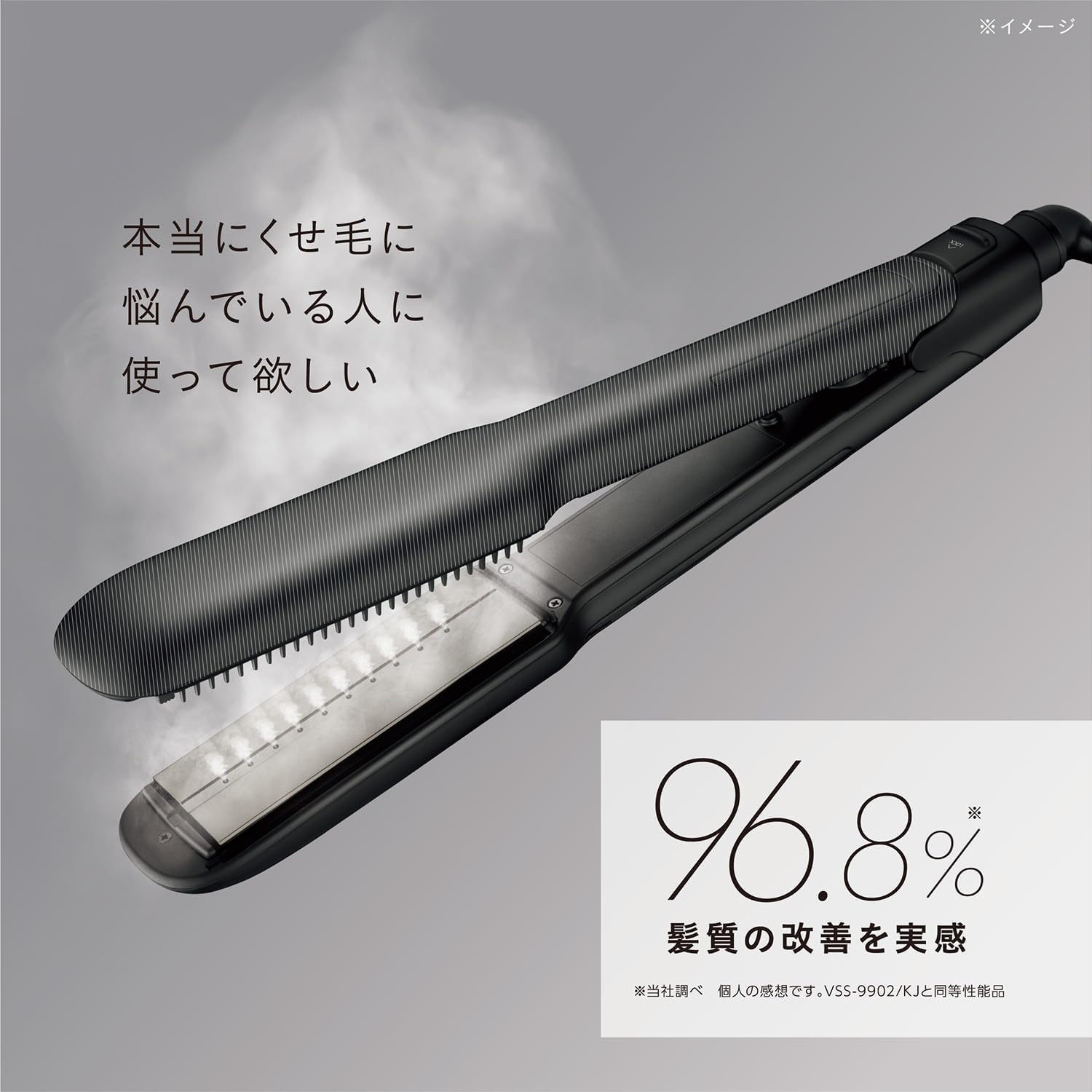 Hair Iron Mass Steam Straight 5-step Temperature Control High Temperature Setting Curly Hair Salon Black