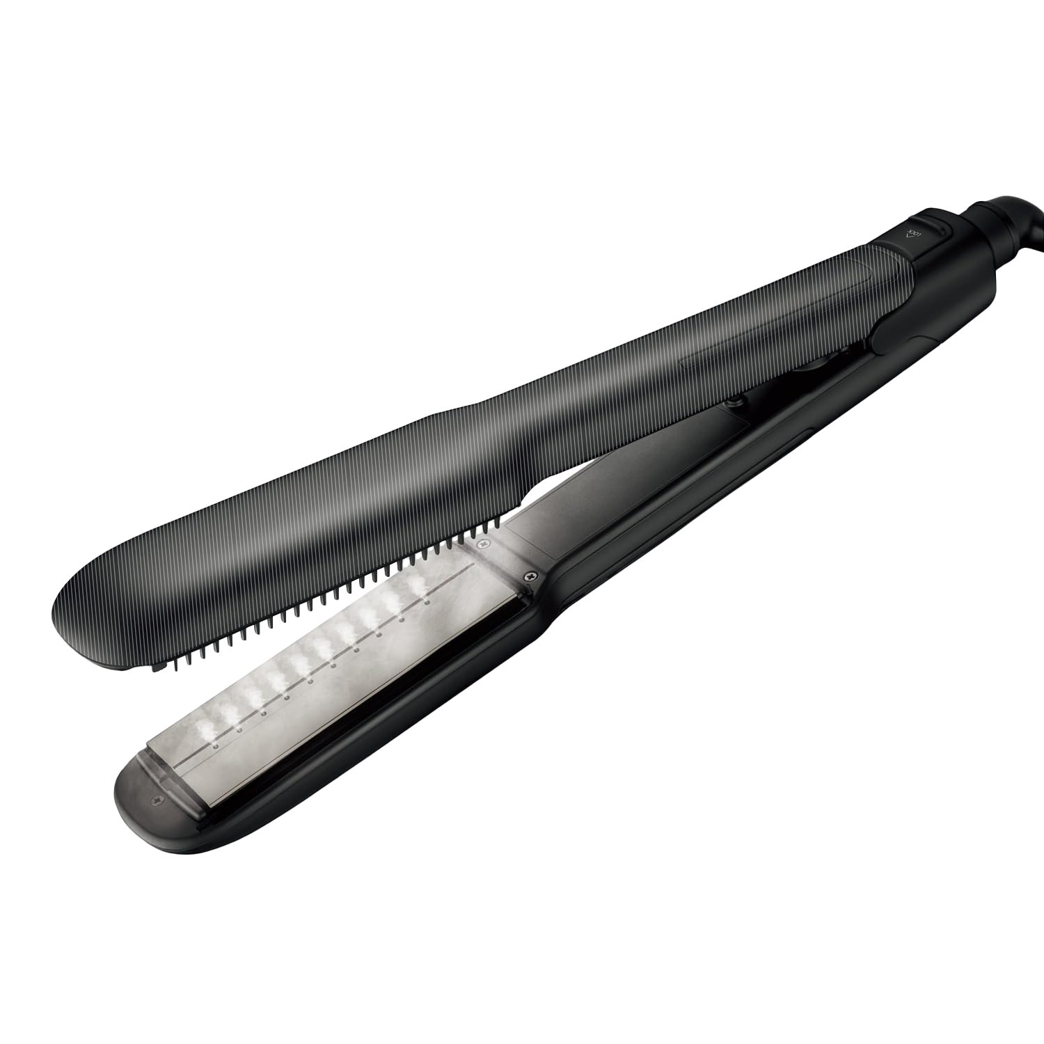 Hair Iron Mass Steam Straight 5-step Temperature Control High Temperature Setting Curly Hair Salon Black