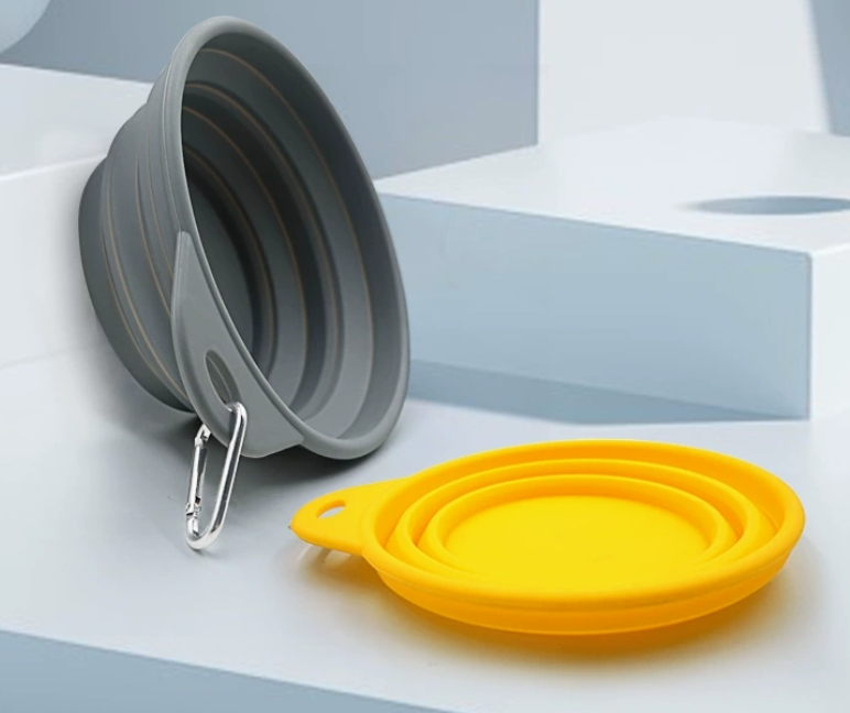 Travel Collapsible Silicone Dog & Cat Bowl