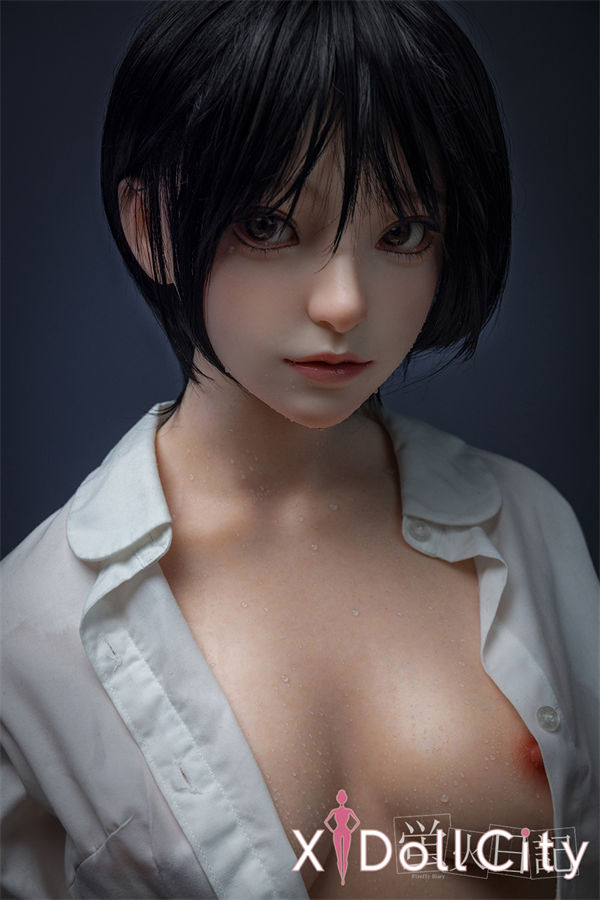 蛍火日記 151cm Aカップ 菜々子（Nanako）シャツ 超リアル塗装加工あり フルシリコン製ラブドール