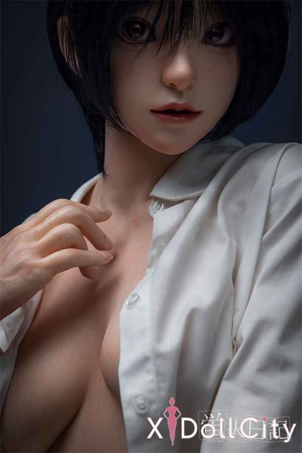 蛍火日記 151cm Aカップ 菜々子（Nanako）シャツ 超リアル塗装加工あり フルシリコン製ラブドール