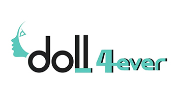 Dollforeverのロゴ。持続する美しさとリアルな質感を追求するダッチワイフブランド