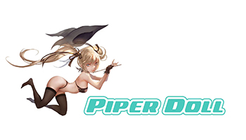 Piper Dollのロゴ。シームレス構造で自然な外観を実現したダッチワイフブランド