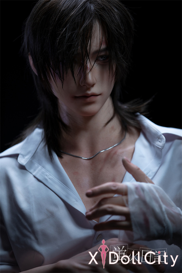 蛍火日記 江灵（Jiangling）ヘッド 176cm 白いシャツ 男性ラブドール フルシリコン製