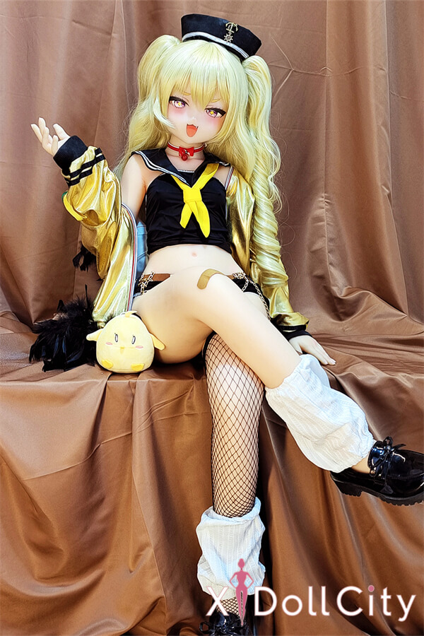 Aotume Doll AAカップ 豊潤タイプ #84 ヘッド 『アズールレーン』バッチ コスプレ 及びボディー材質選択可能 掲載画像は フルシリコン製 成人スタイルラブドール