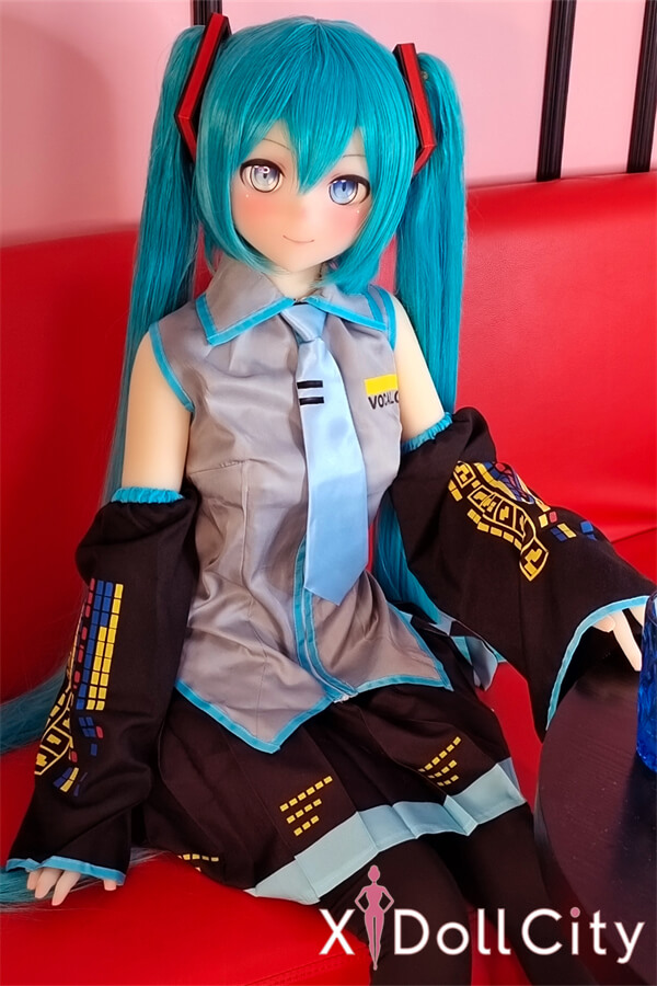 Aotume Doll 145cm Bカップ #75ヘッド 初音ミク 掲載画像はシリコン頭部+TPE材質ボディ アニメ成人スタイルラブドール