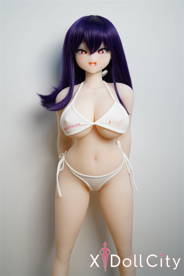 Irokebijin 色気美人  Fカップ Aoi 白肌 ハート目 アニメヘッド ミニ S-TPE製 成人スタイルラブドール