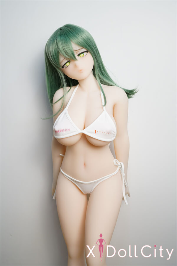 Irokebijin 色気美人  Fカップ Rico A 白肌 拗ね顔 十字眼 アニメヘッド 爆乳 S-TPE製 成人スタイルラブドール