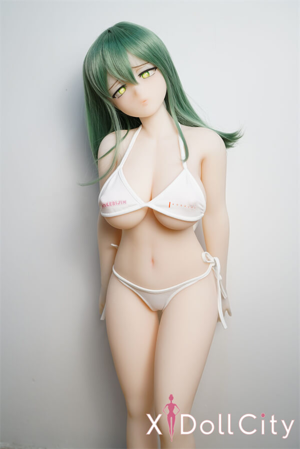 Irokebijin 色気美人  Fカップ Rico A 白肌 拗ね顔 十字眼 アニメヘッド 爆乳 S-TPE製 成人スタイルラブドール