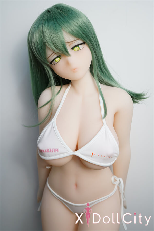 Irokebijin 色気美人  Fカップ Rico A 白肌 拗ね顔 十字眼 アニメヘッド 爆乳 S-TPE製 成人スタイルラブドール